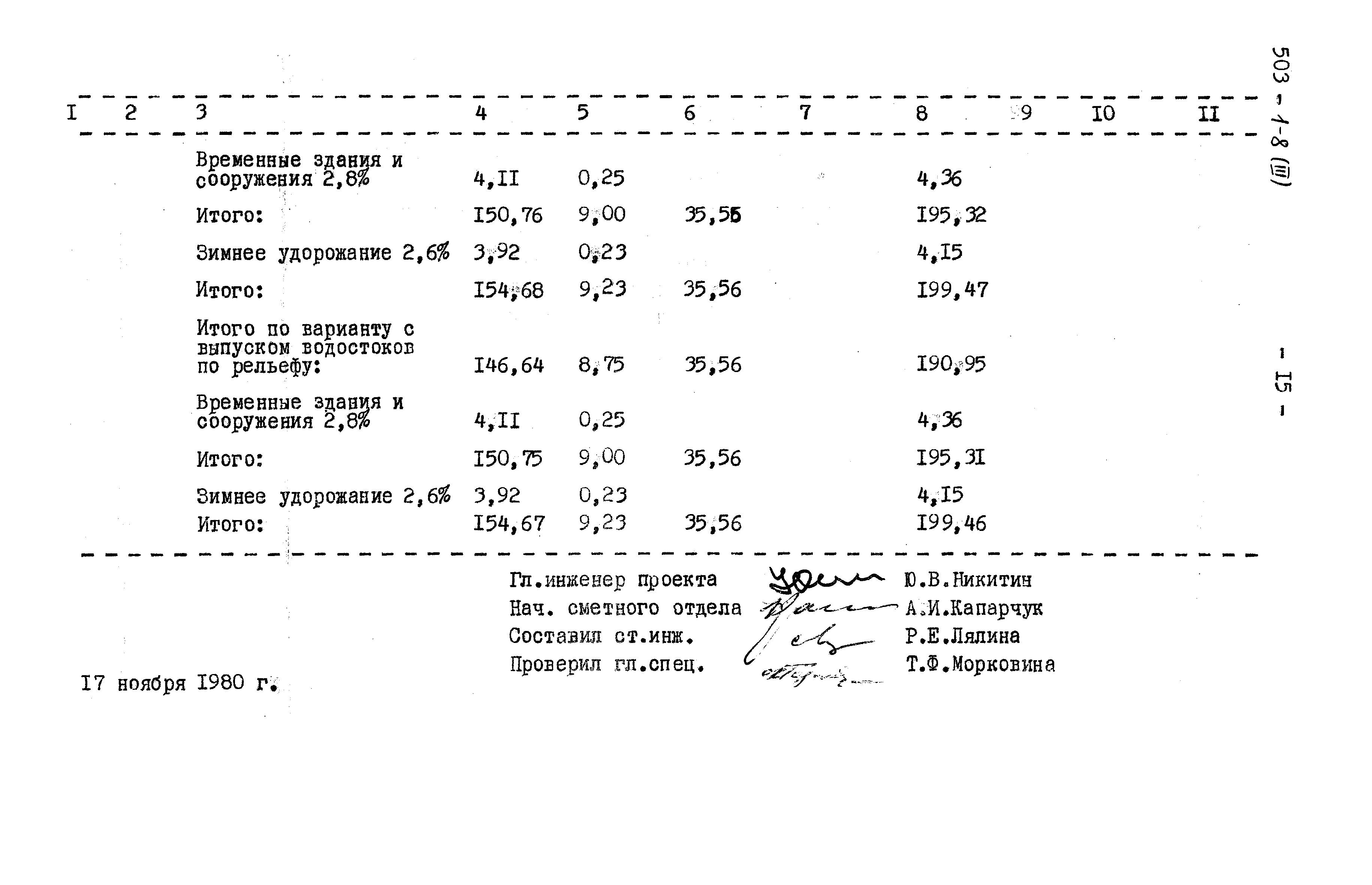 Типовой проект 503-1-8