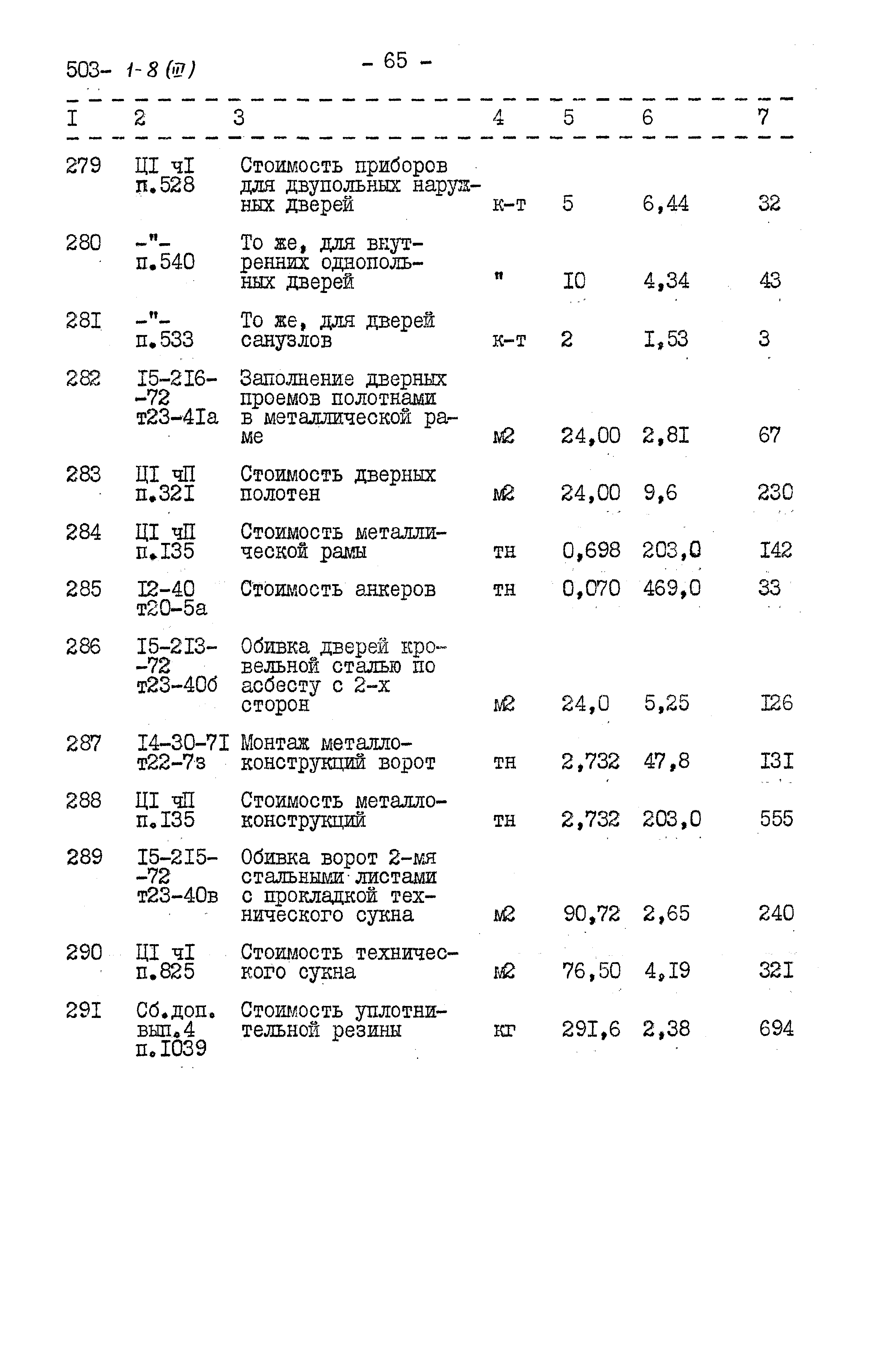 Типовой проект 503-1-8