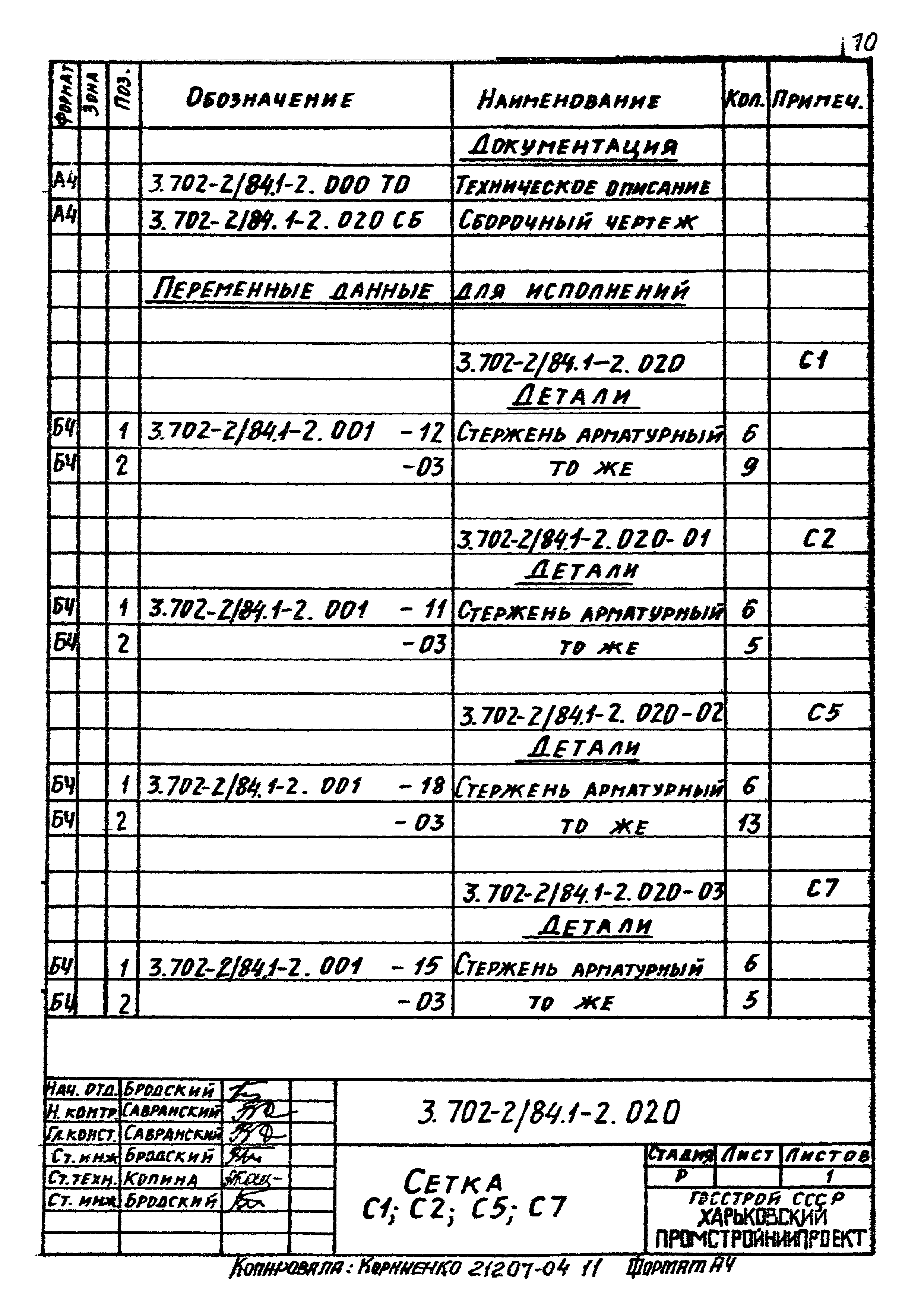 Серия 3.702-2/84