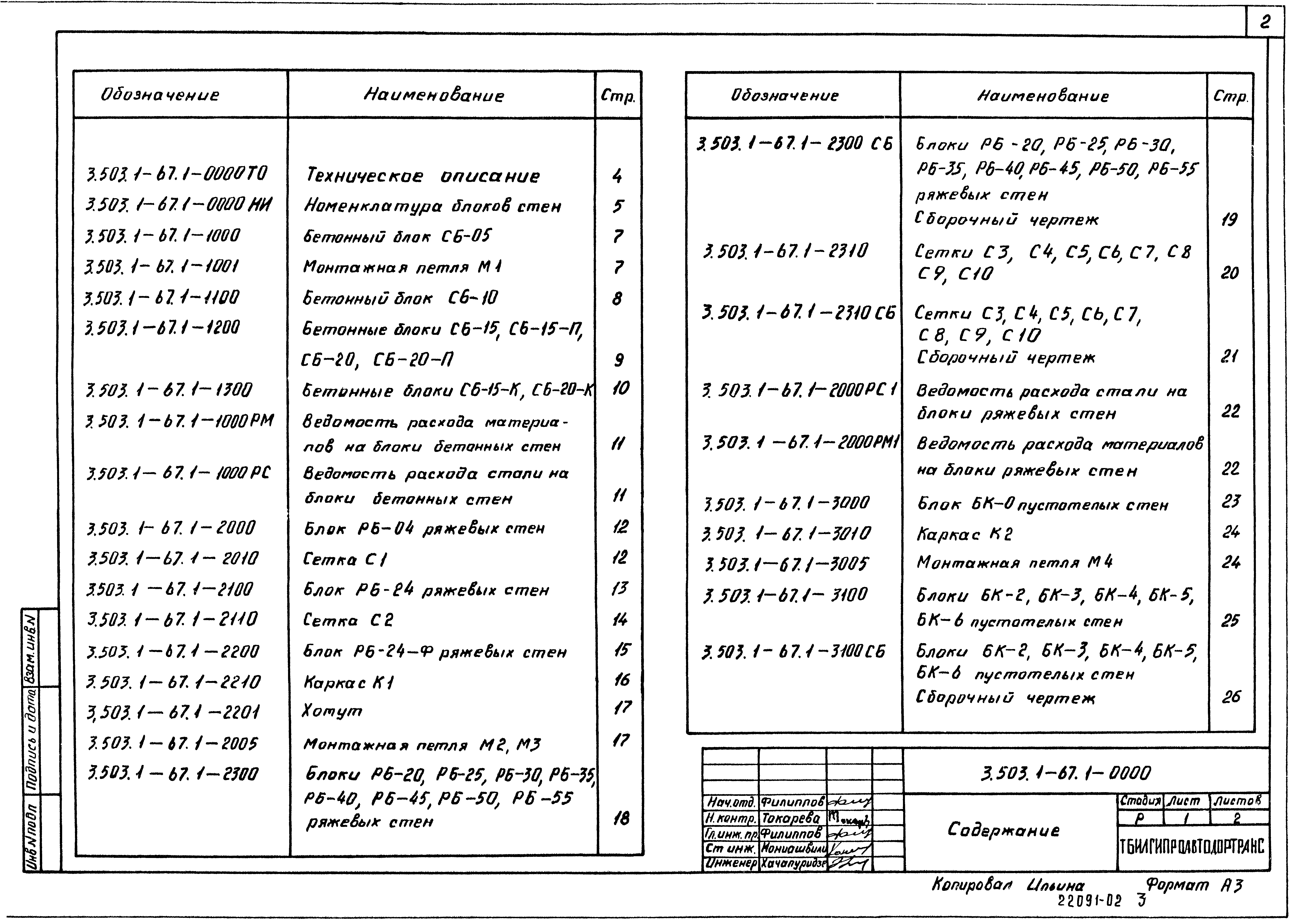 Серия 3.503.1-67