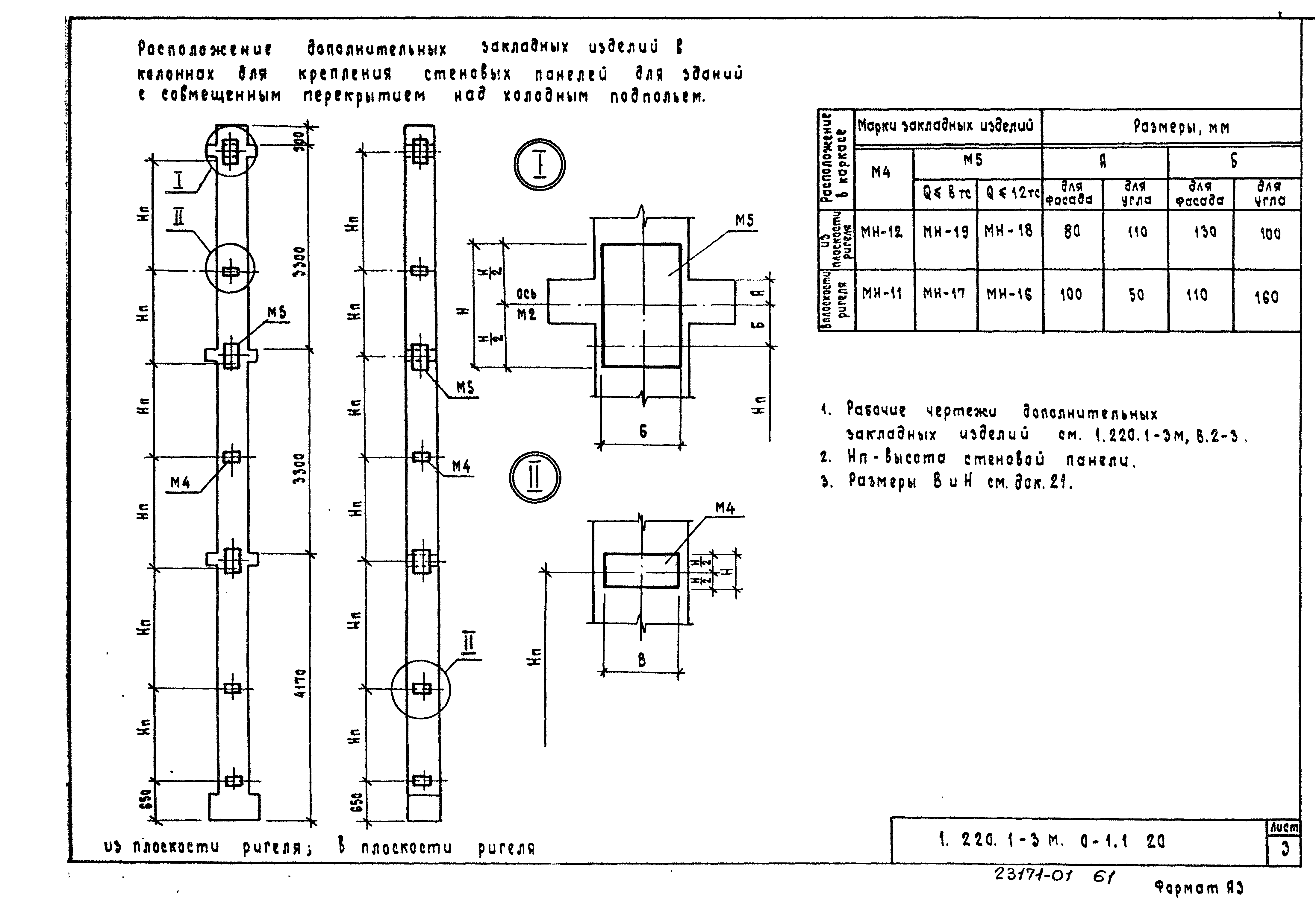 Серия 1.220.1-3м