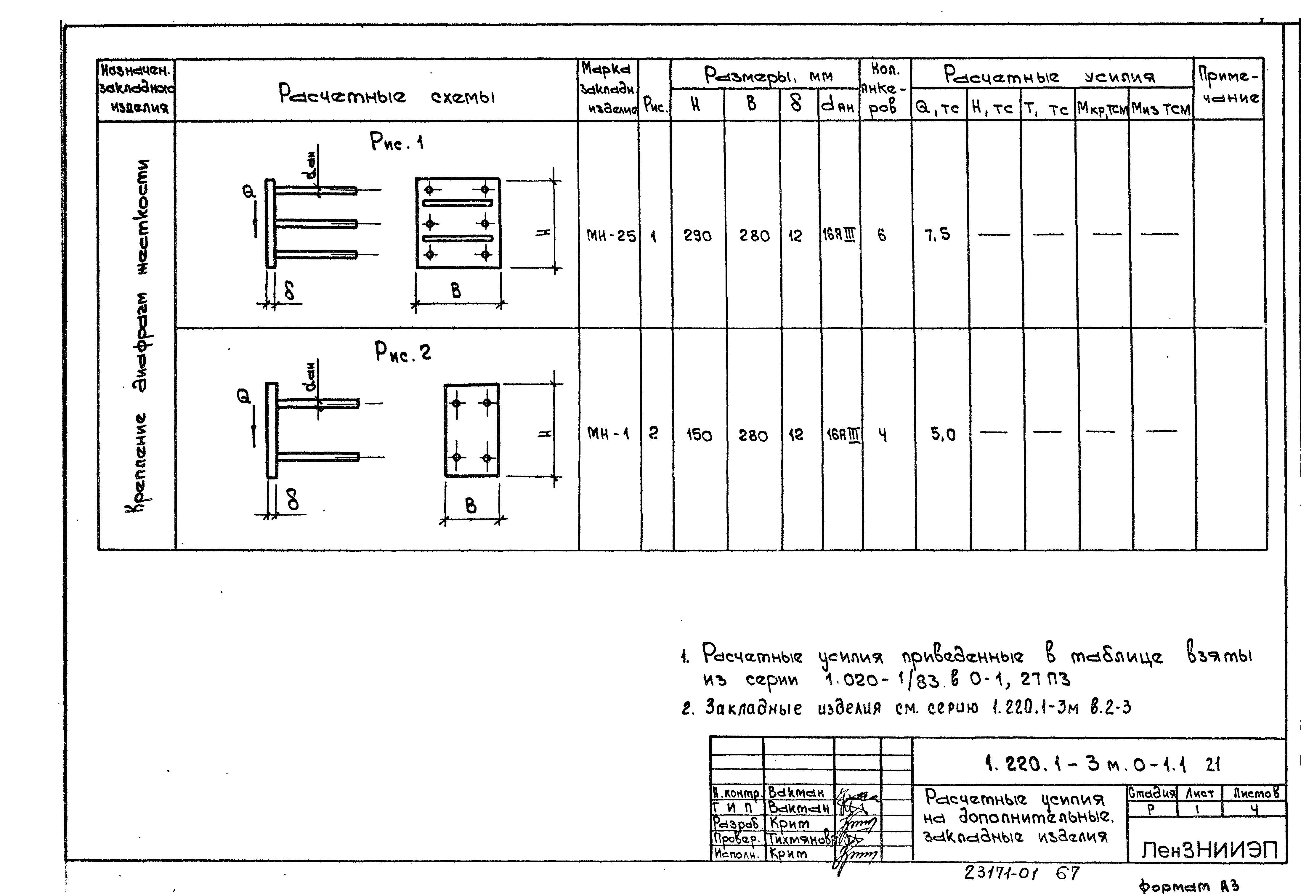 Серия 1.220.1-3м