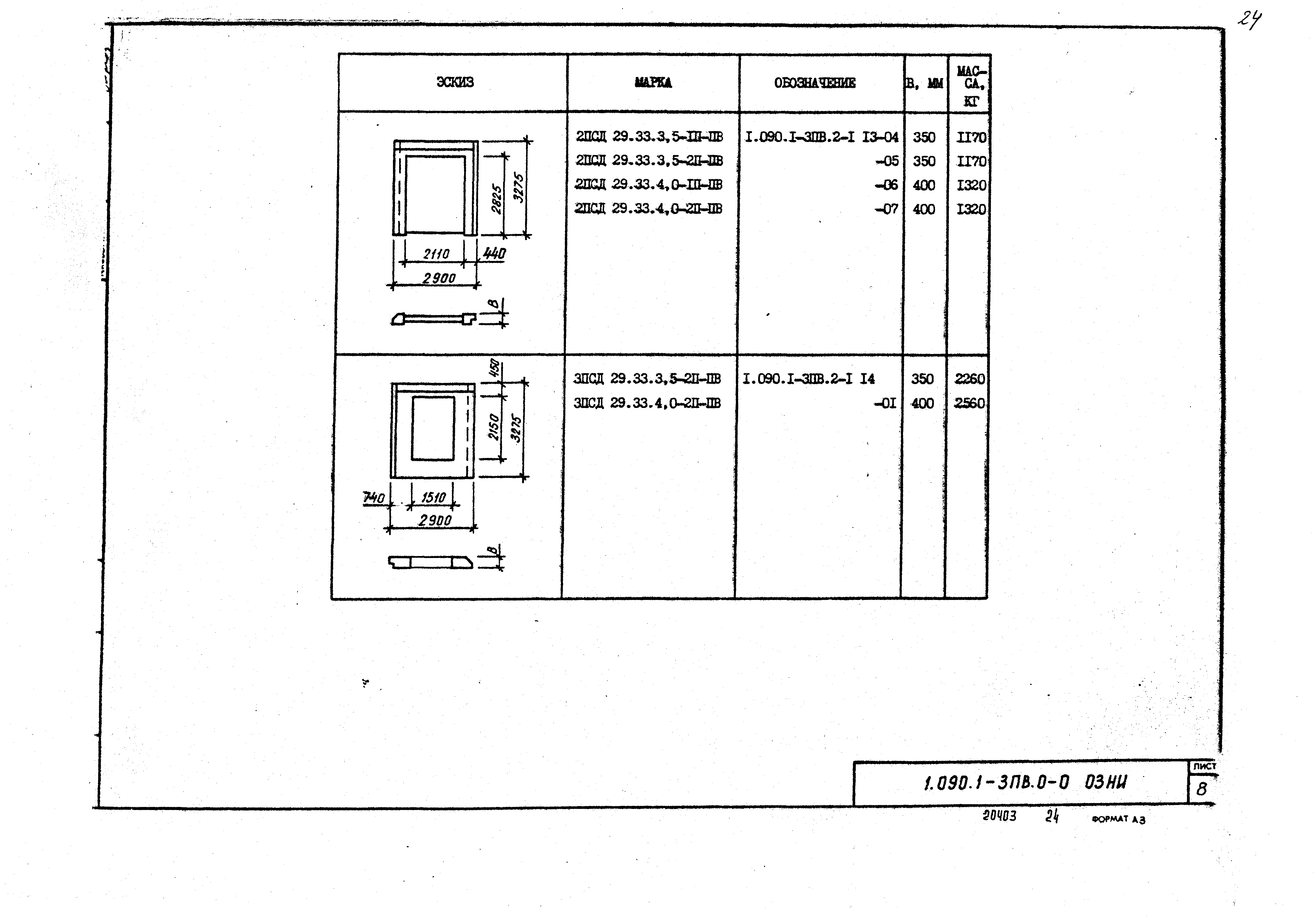 Серия 1.090.1-3пв