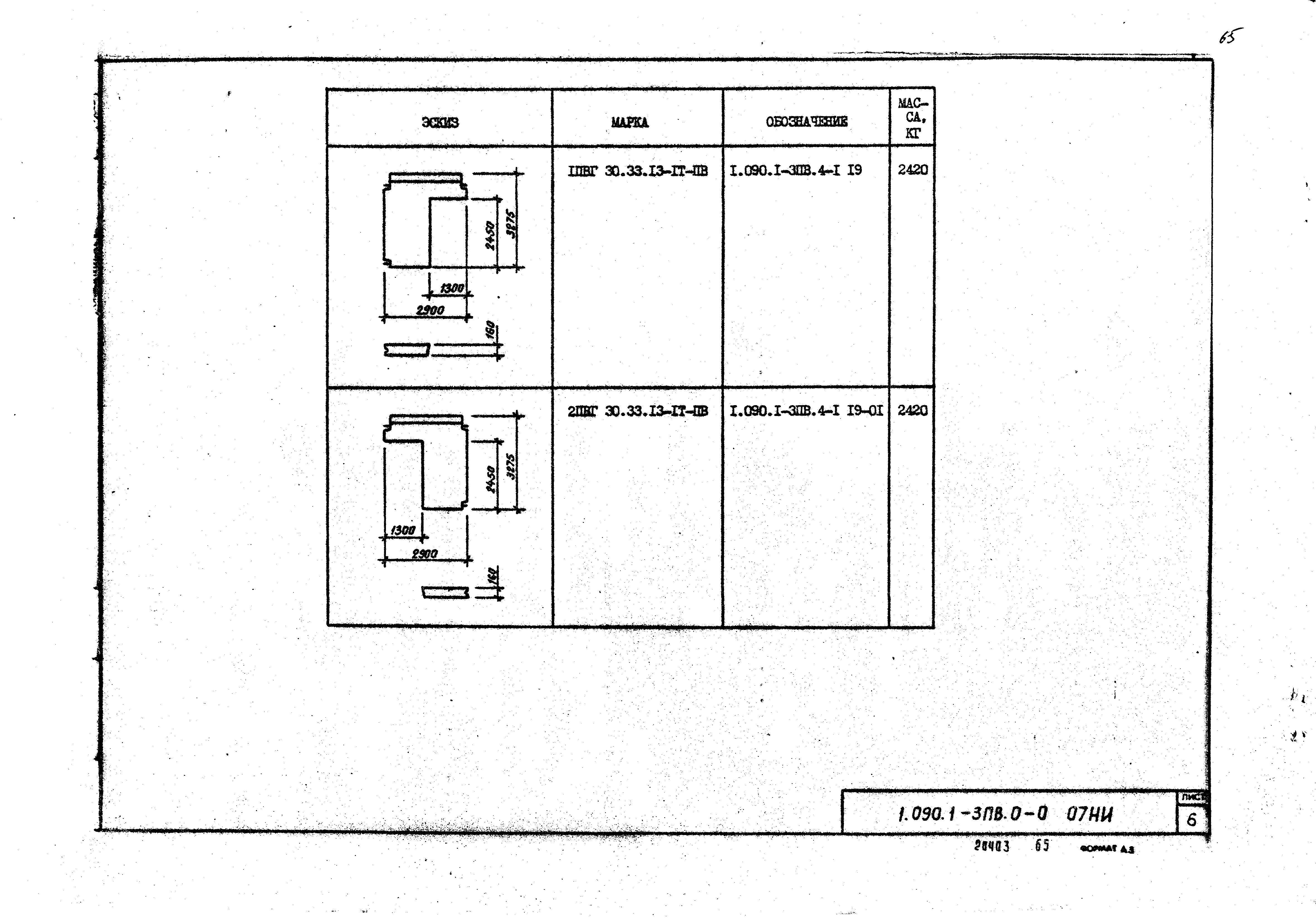 Серия 1.090.1-3пв