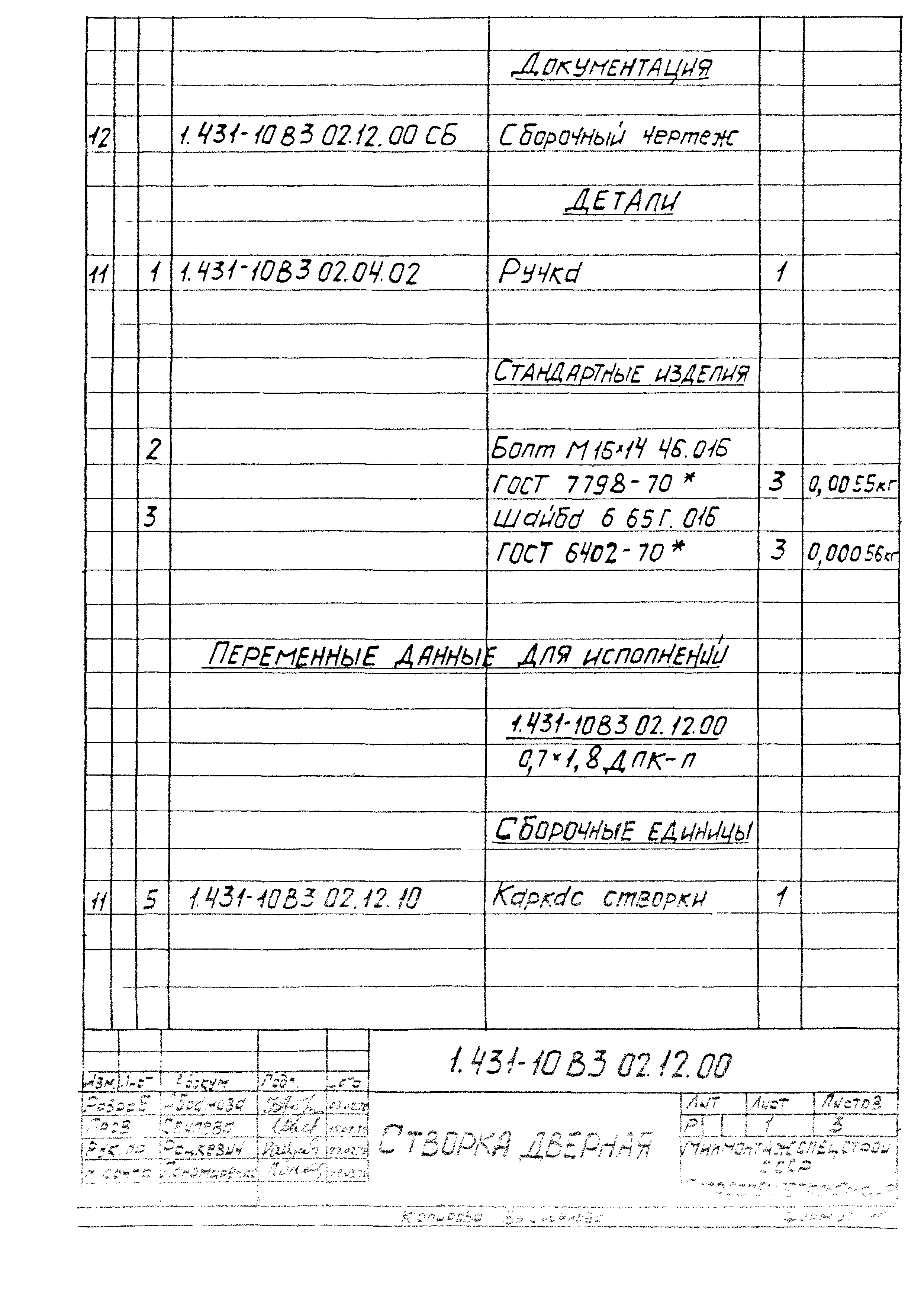 Серия 1.431-10