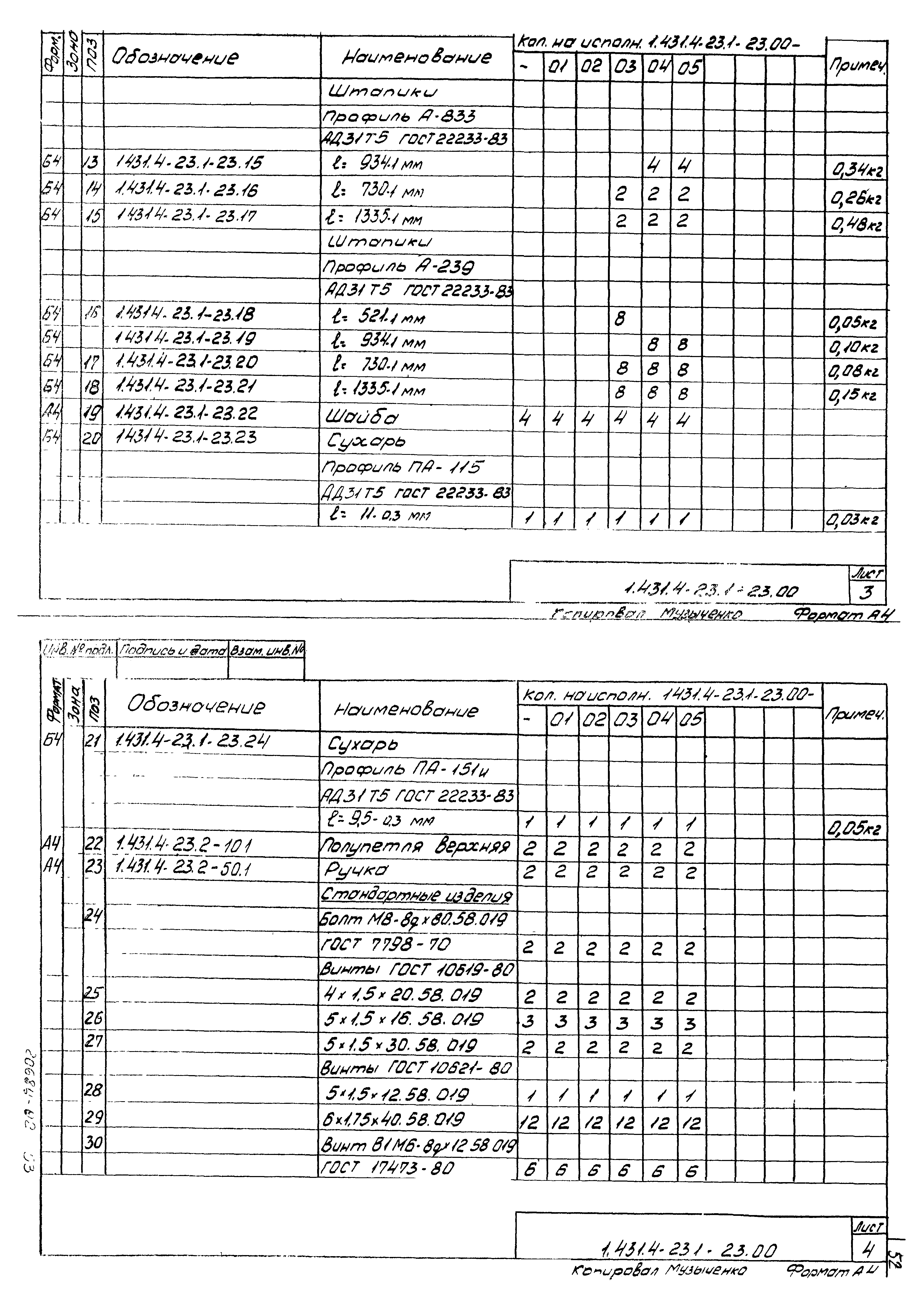 Серия 1.431.4-23