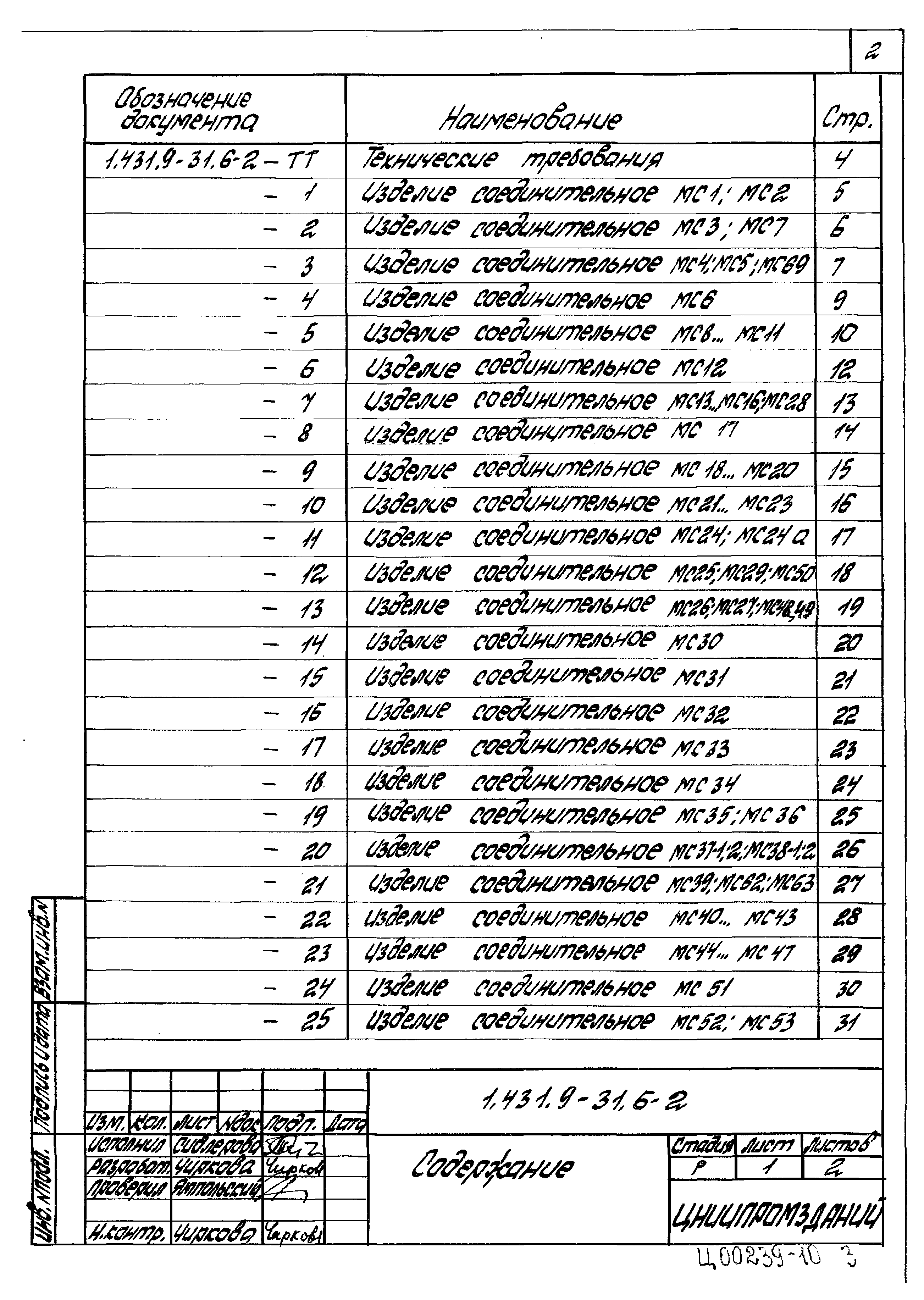 Серия 1.431.9-31