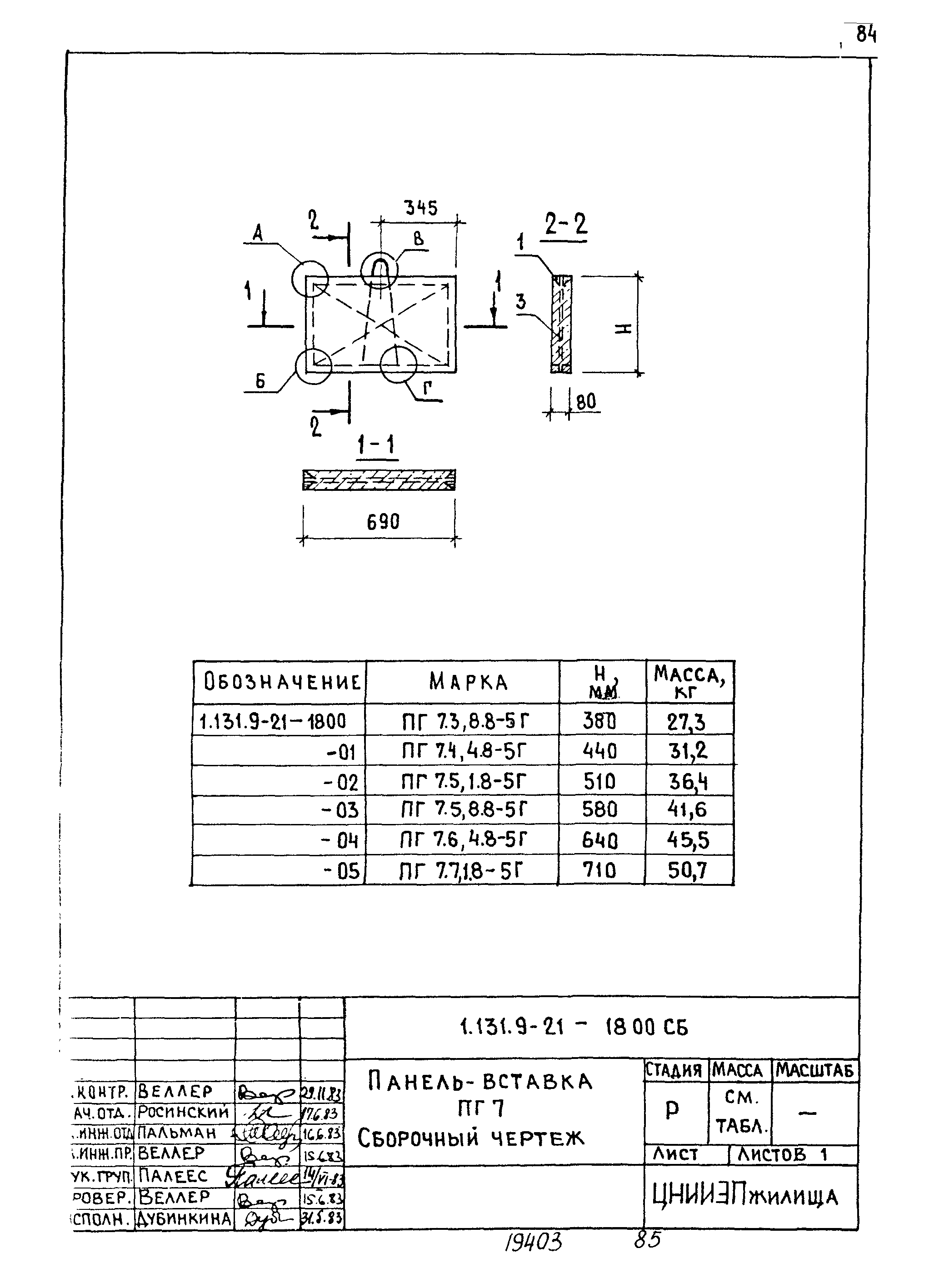 Серия 1.131.9-21