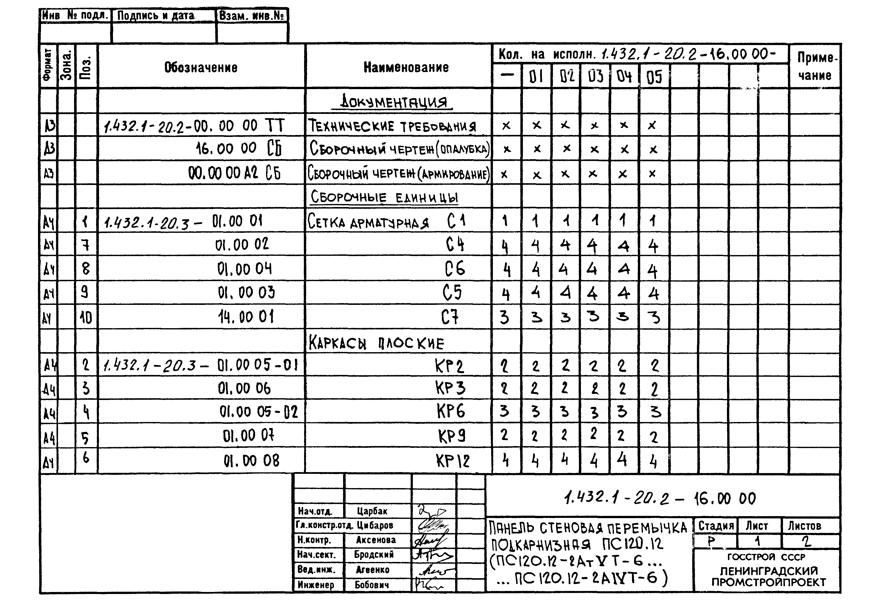 Серия 1.432.1-20