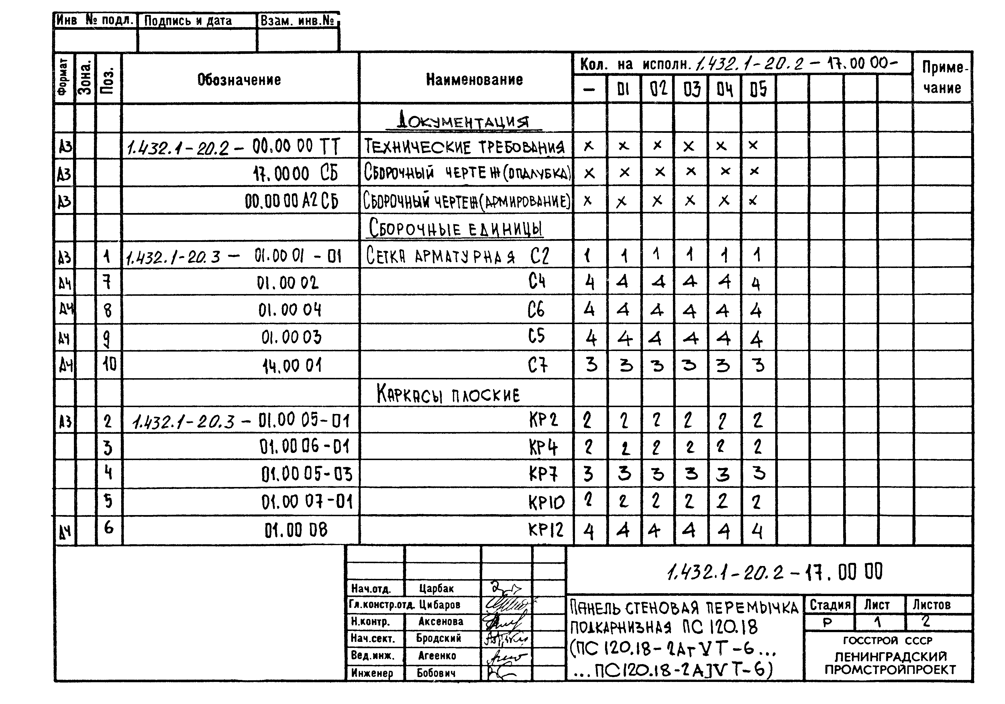 Серия 1.432.1-20