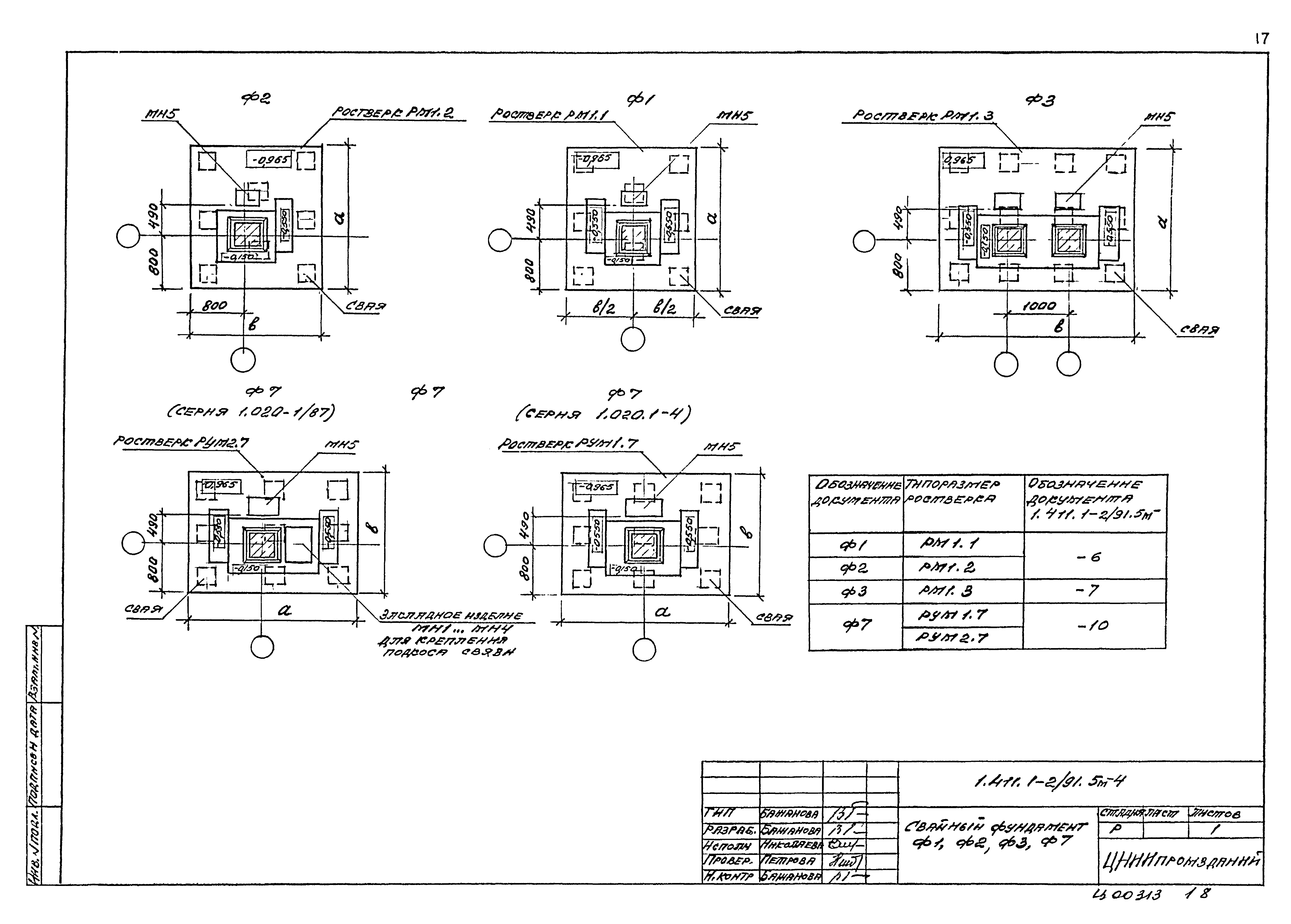 Серия 1.411.1-2/91