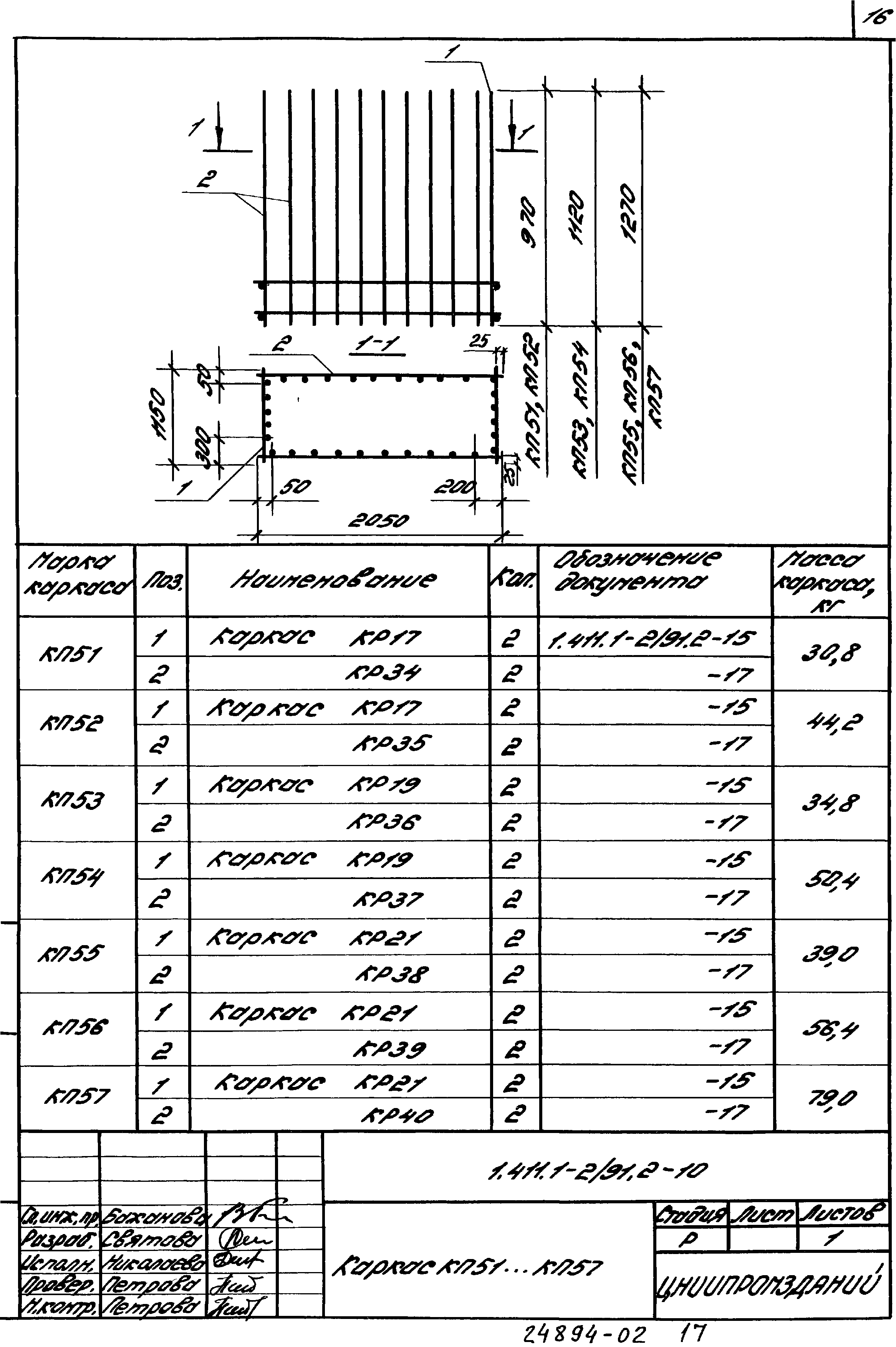 Серия 1.411.1-2/91