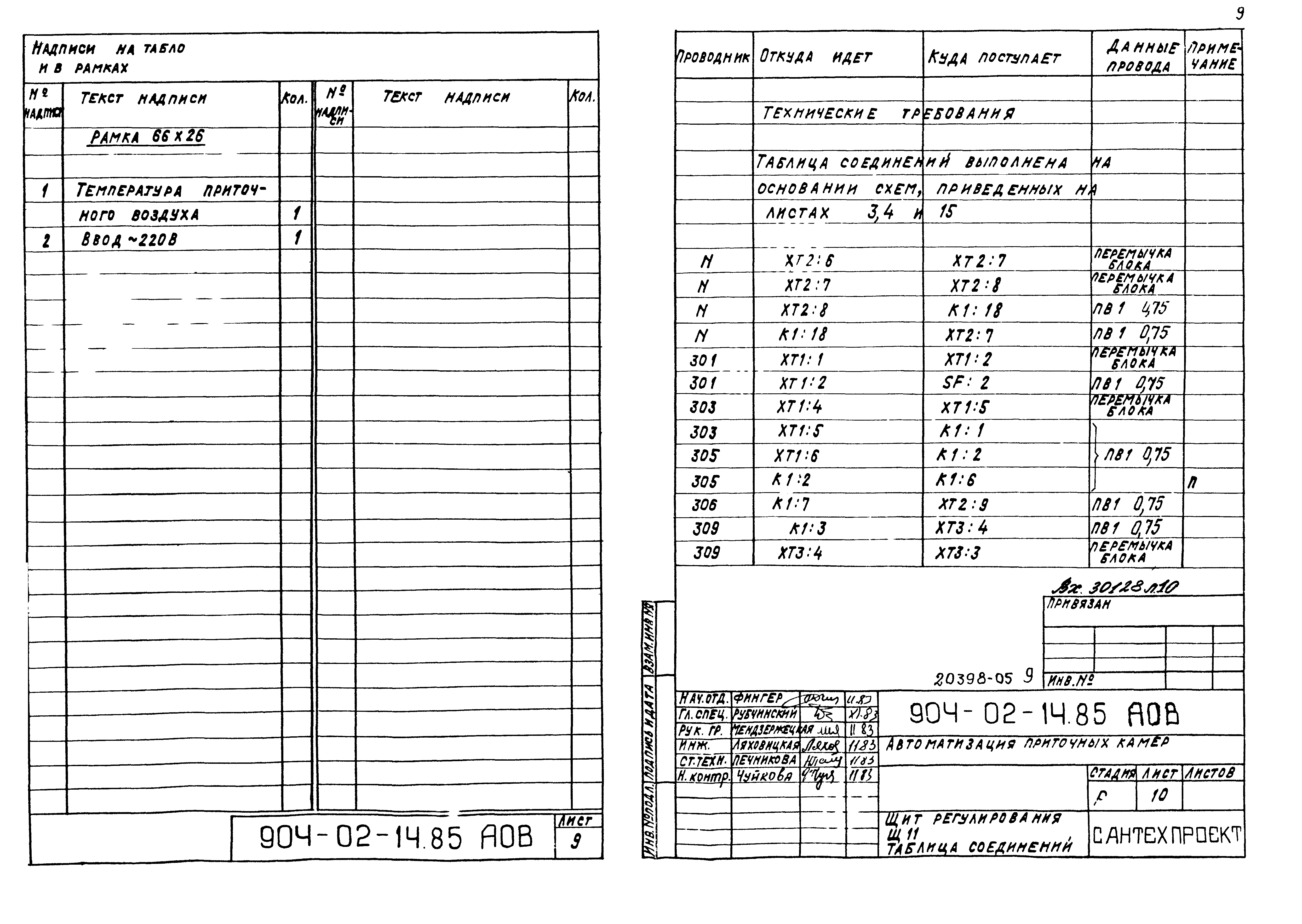 Типовые проектные решения 904-02-14.85