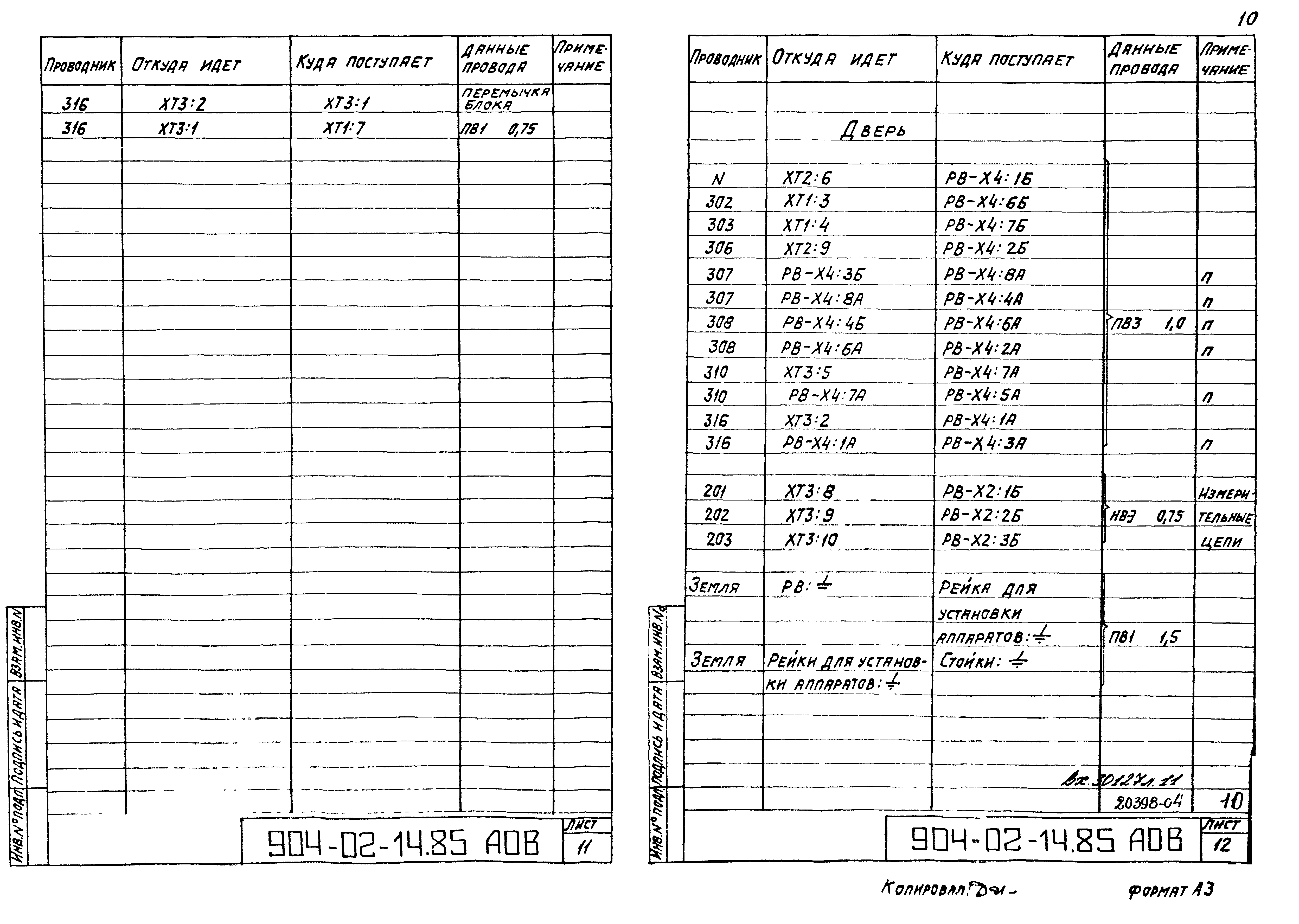 Типовые проектные решения 904-02-14.85