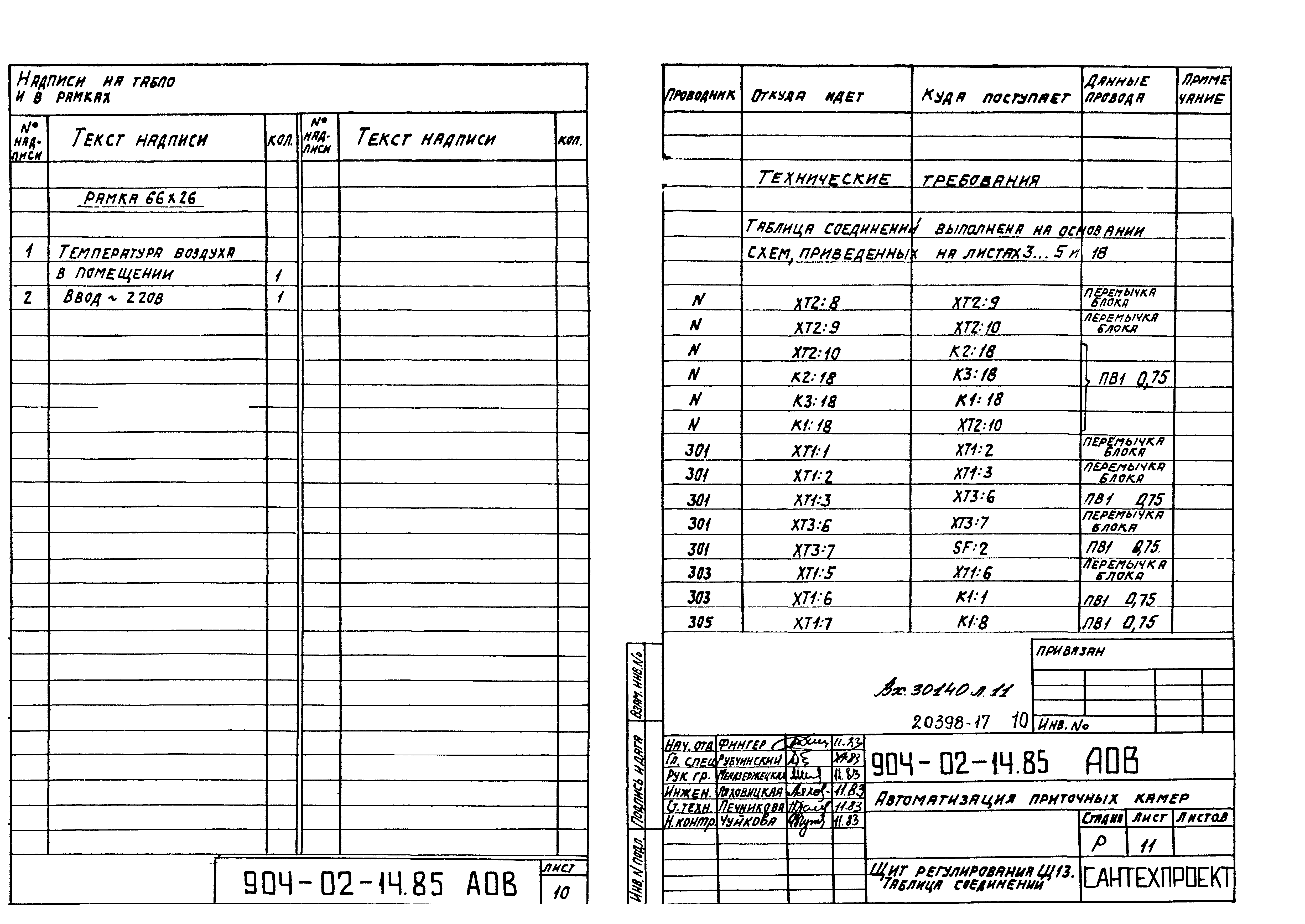 Типовые проектные решения 904-02-14.85