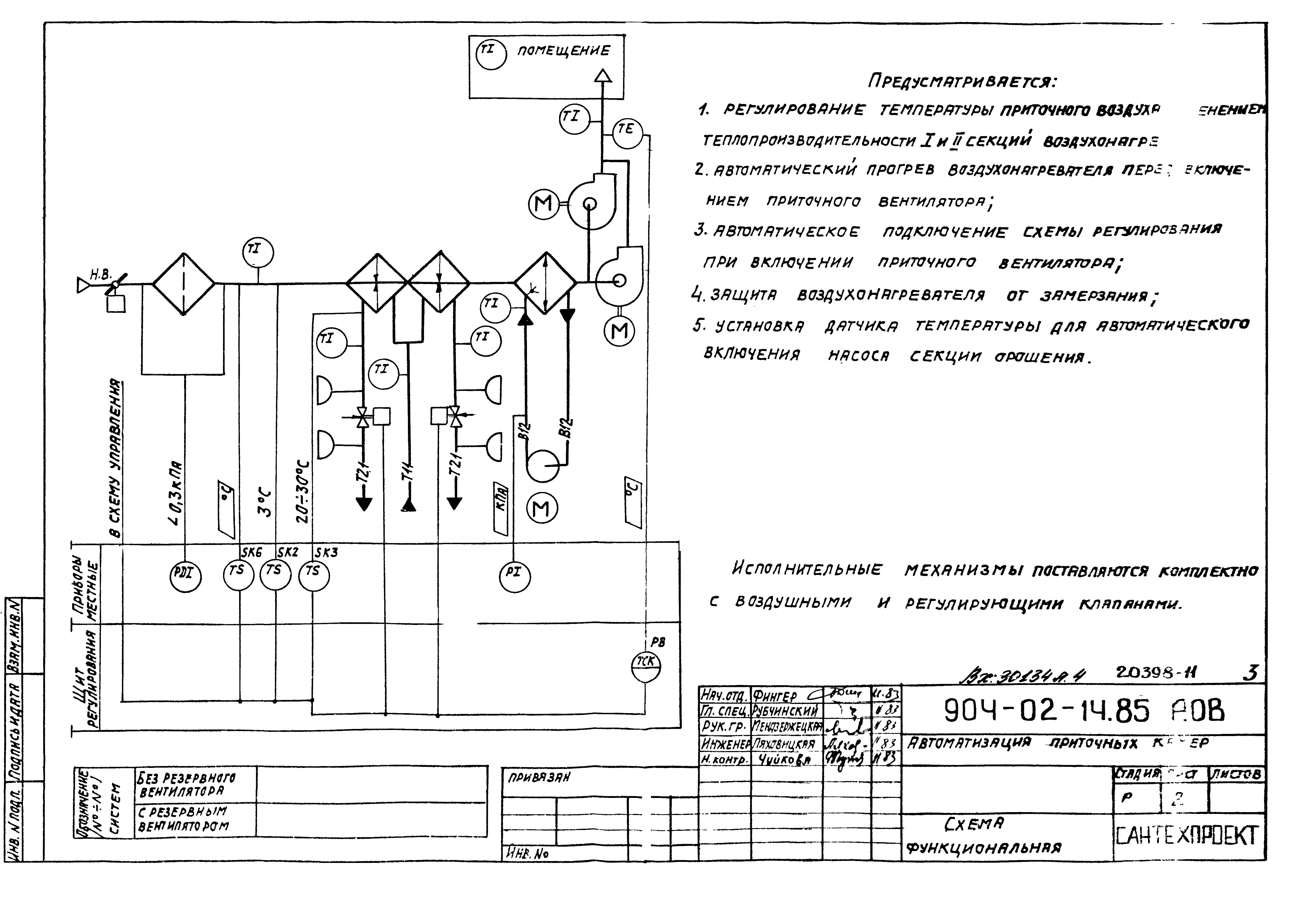 Типовые проектные решения 904-02-14.85