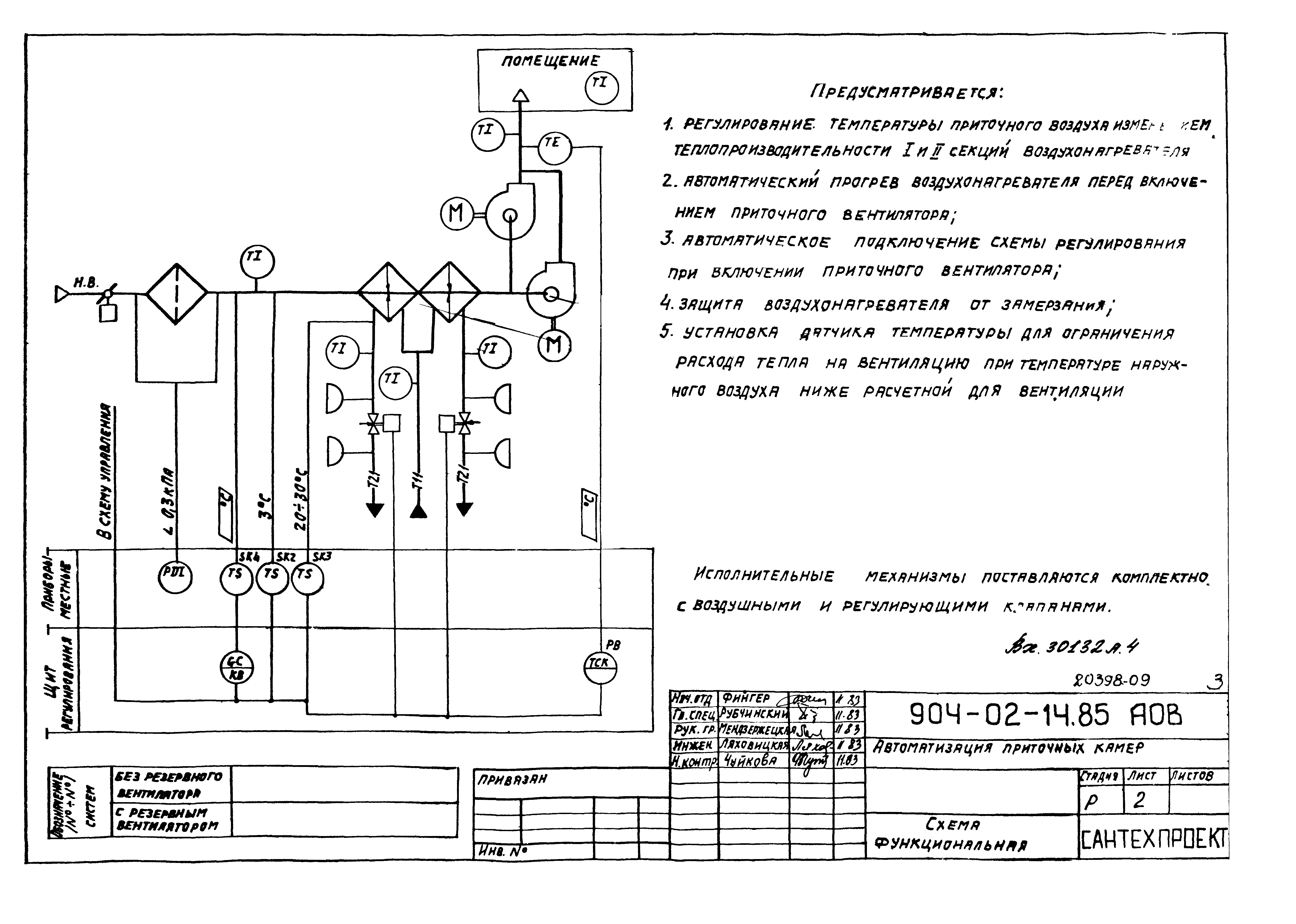 Типовые проектные решения 904-02-14.85