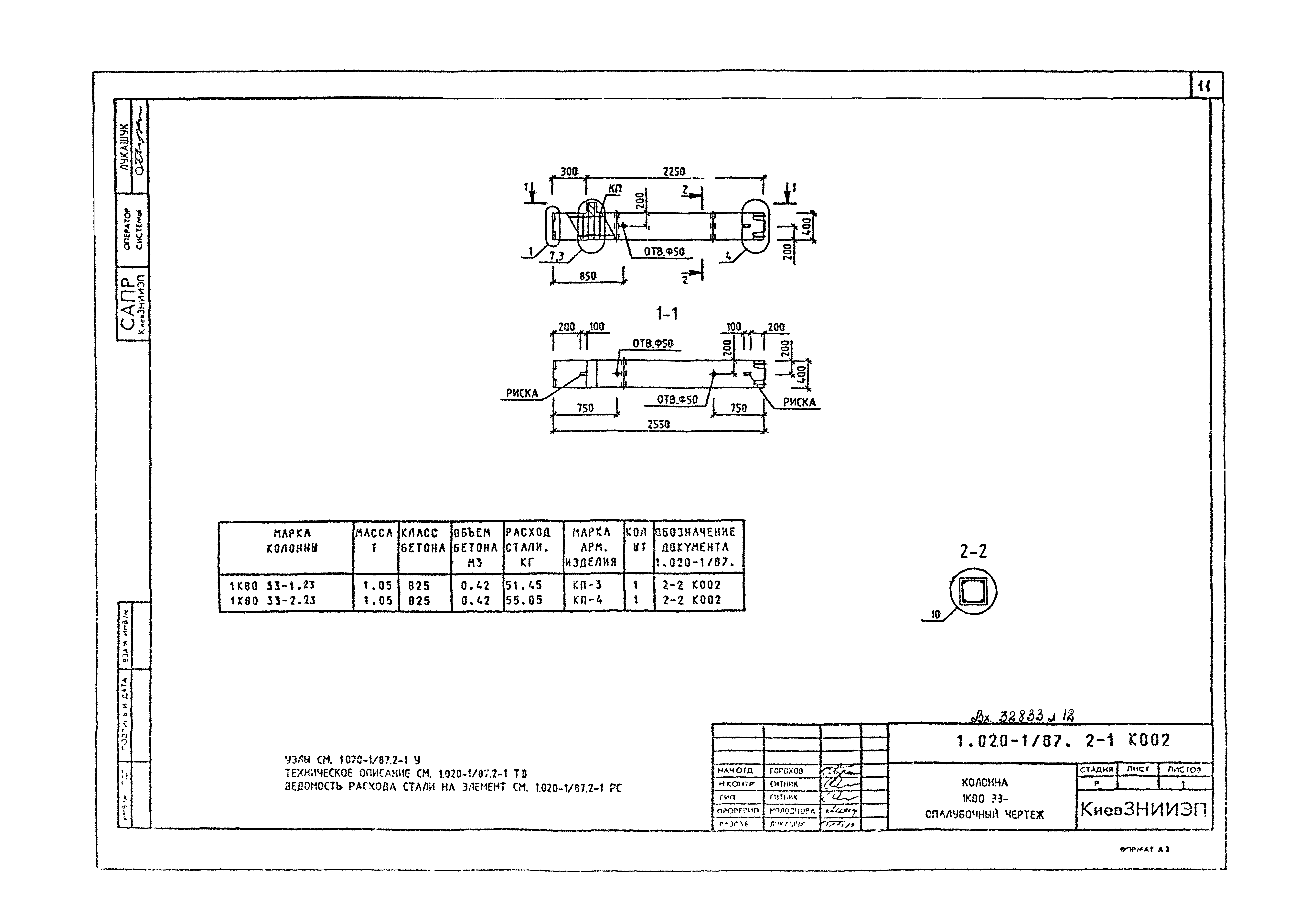 Серия 1.020-1/87