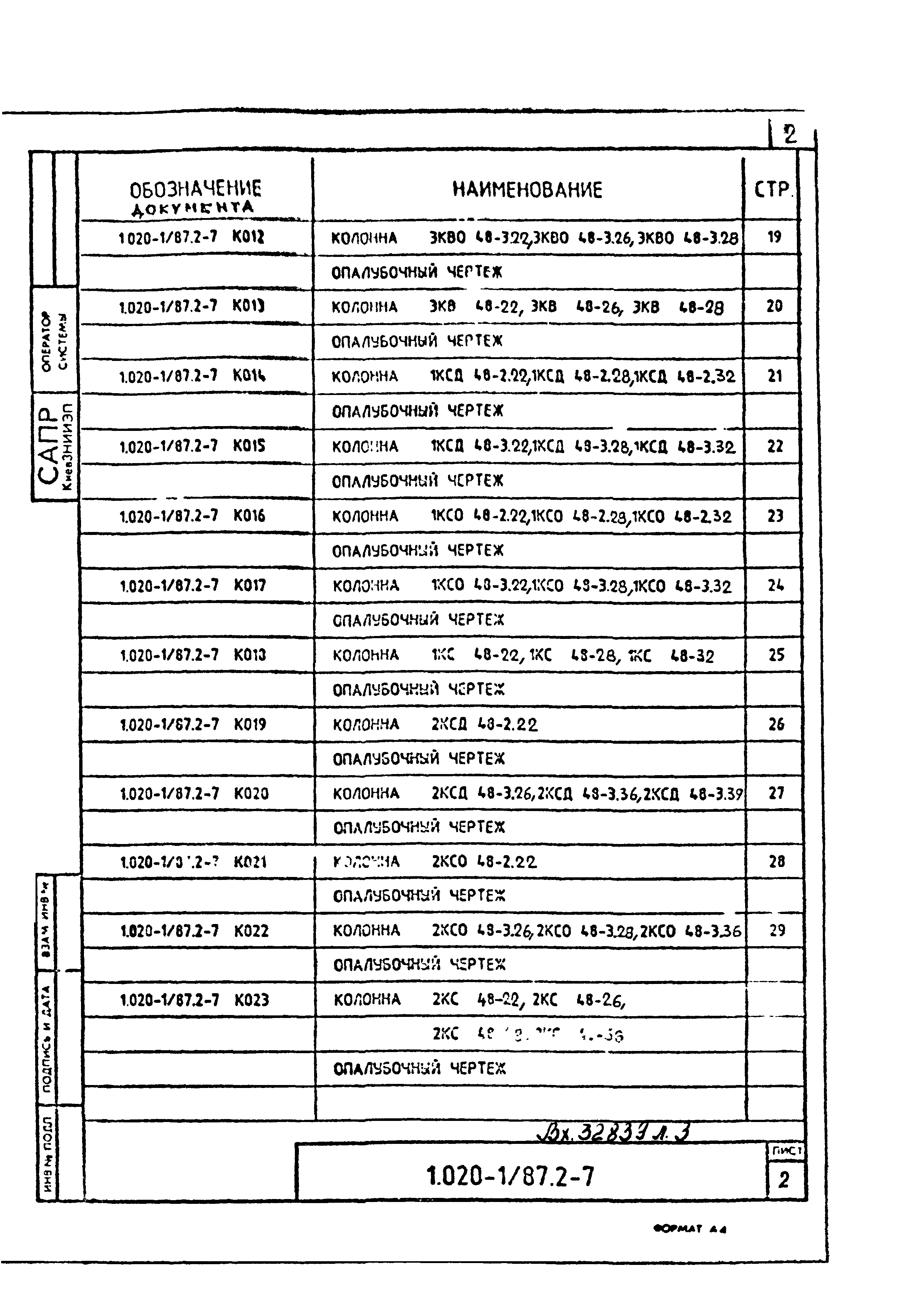 Серия 1.020-1/87