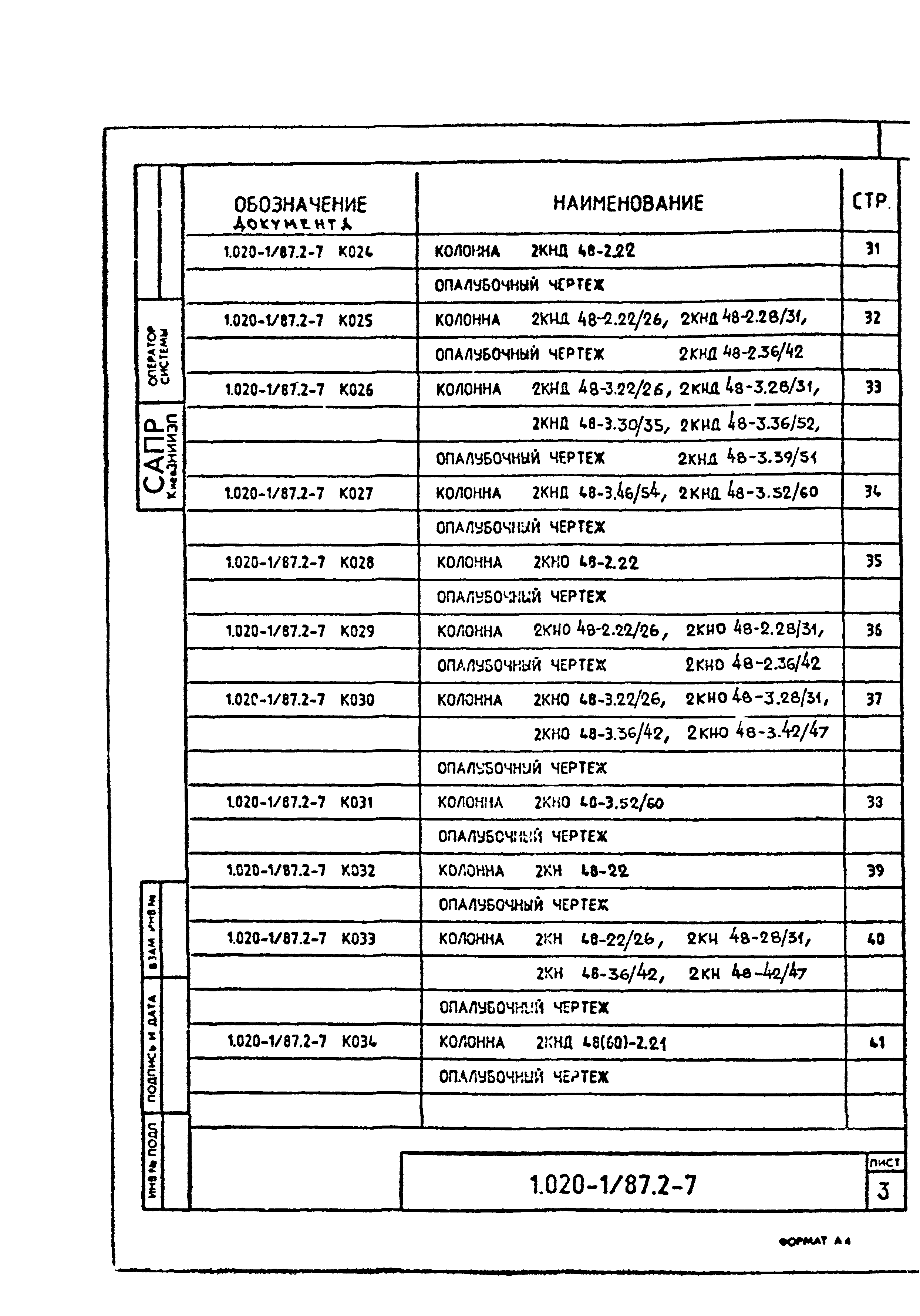 Серия 1.020-1/87