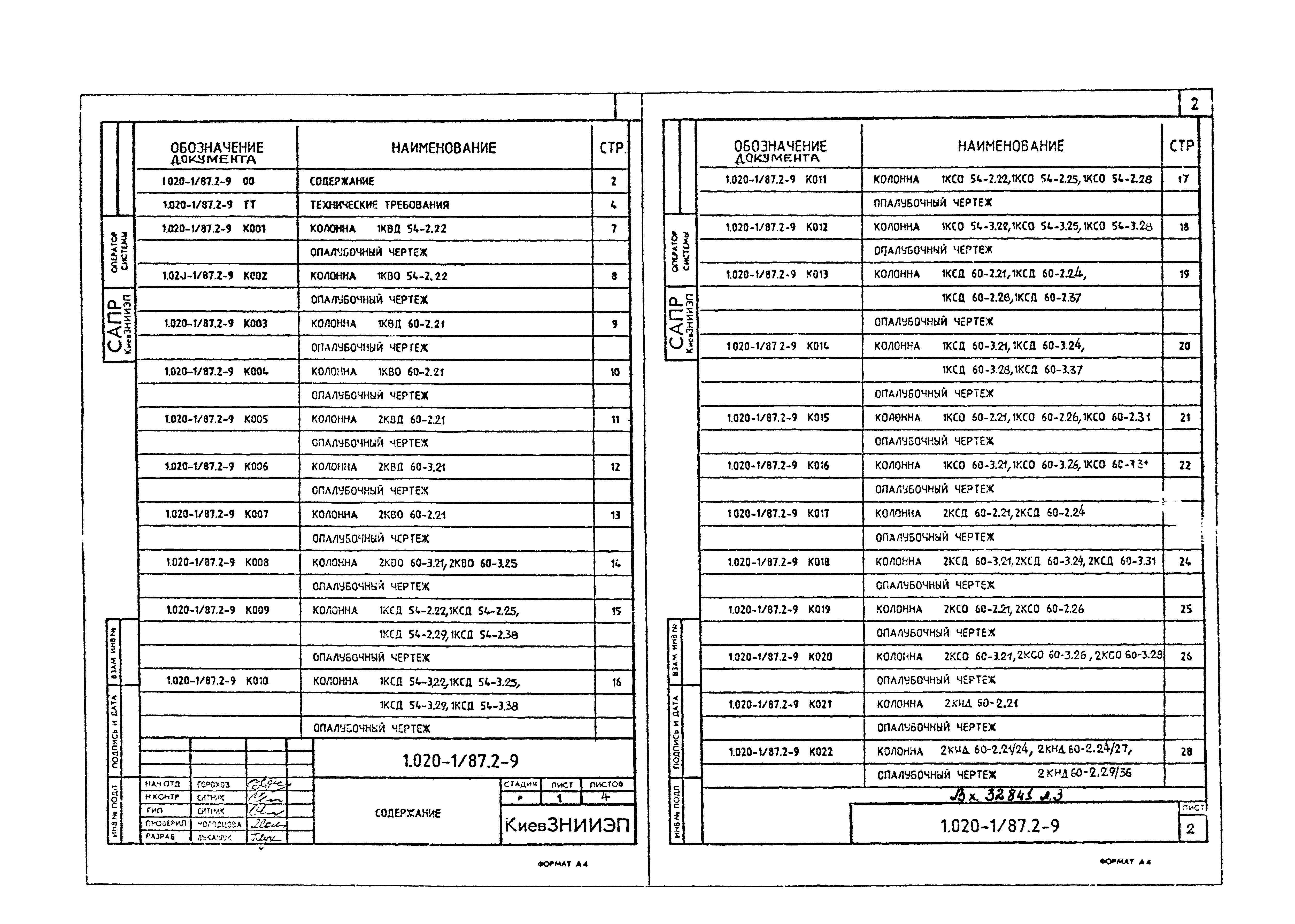 Серия 1.020-1/87