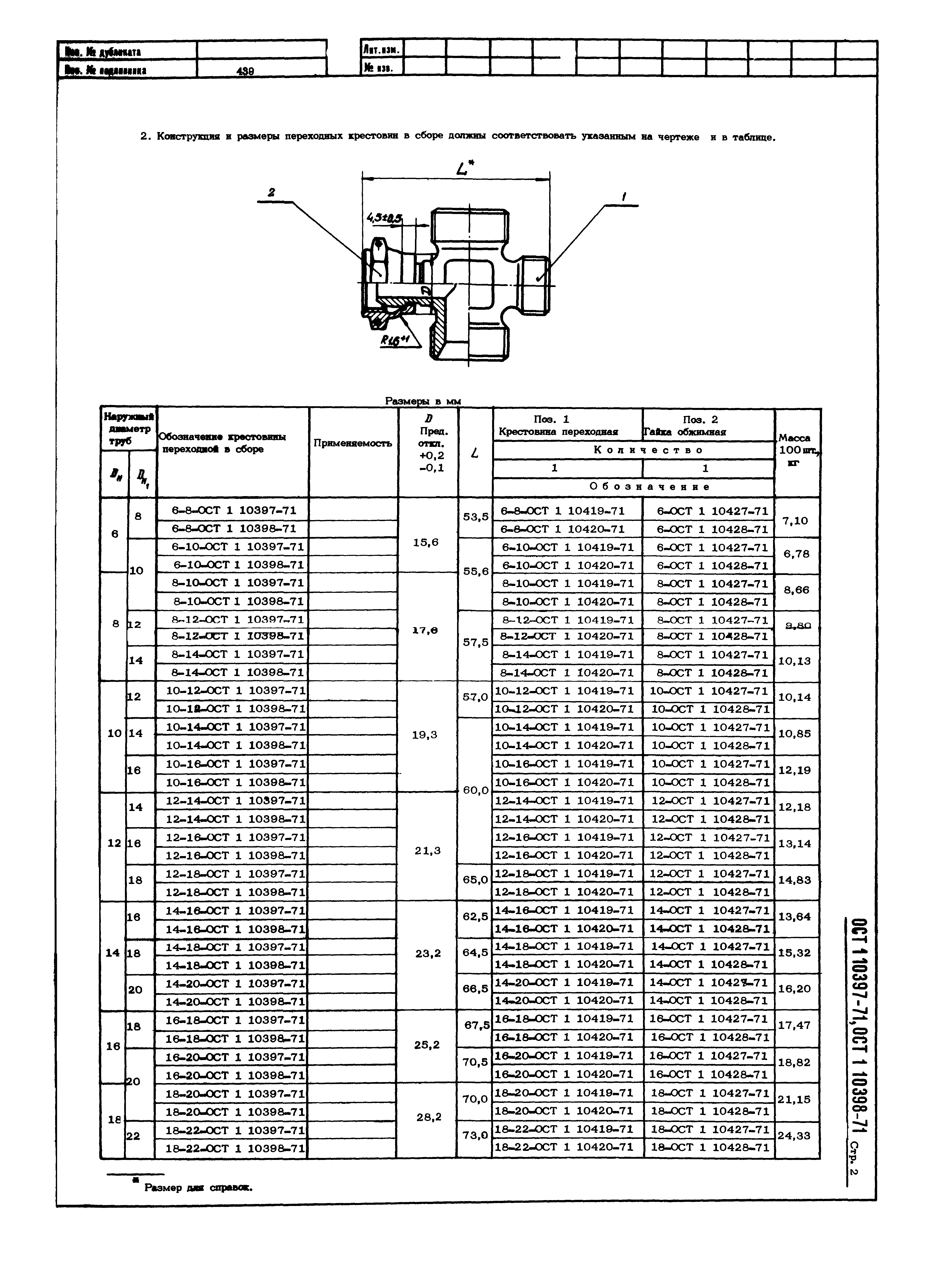 ОСТ 1 10397-71