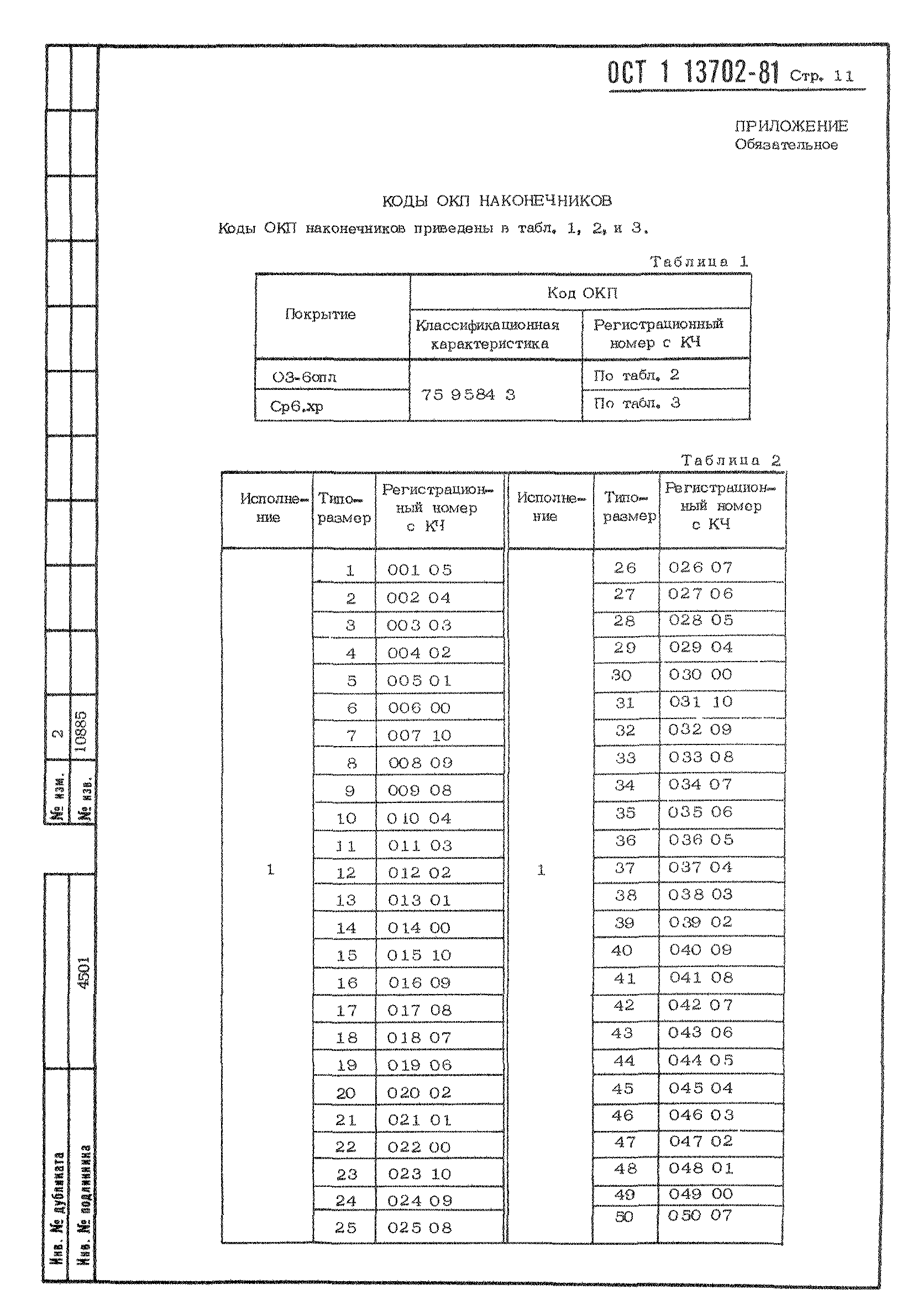 ОСТ 1 13702-81