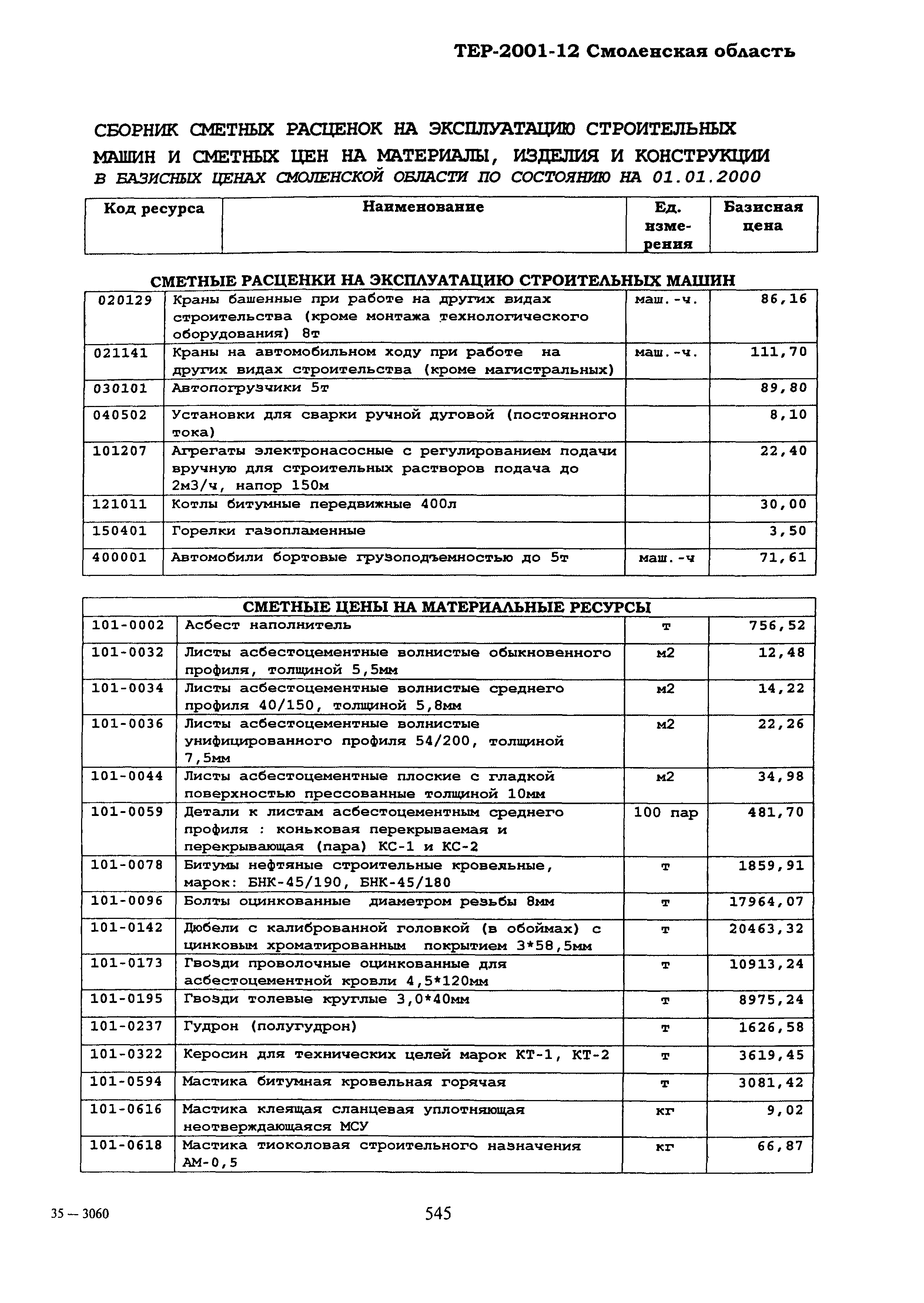 ТЕР Смоленской обл. 2001-12