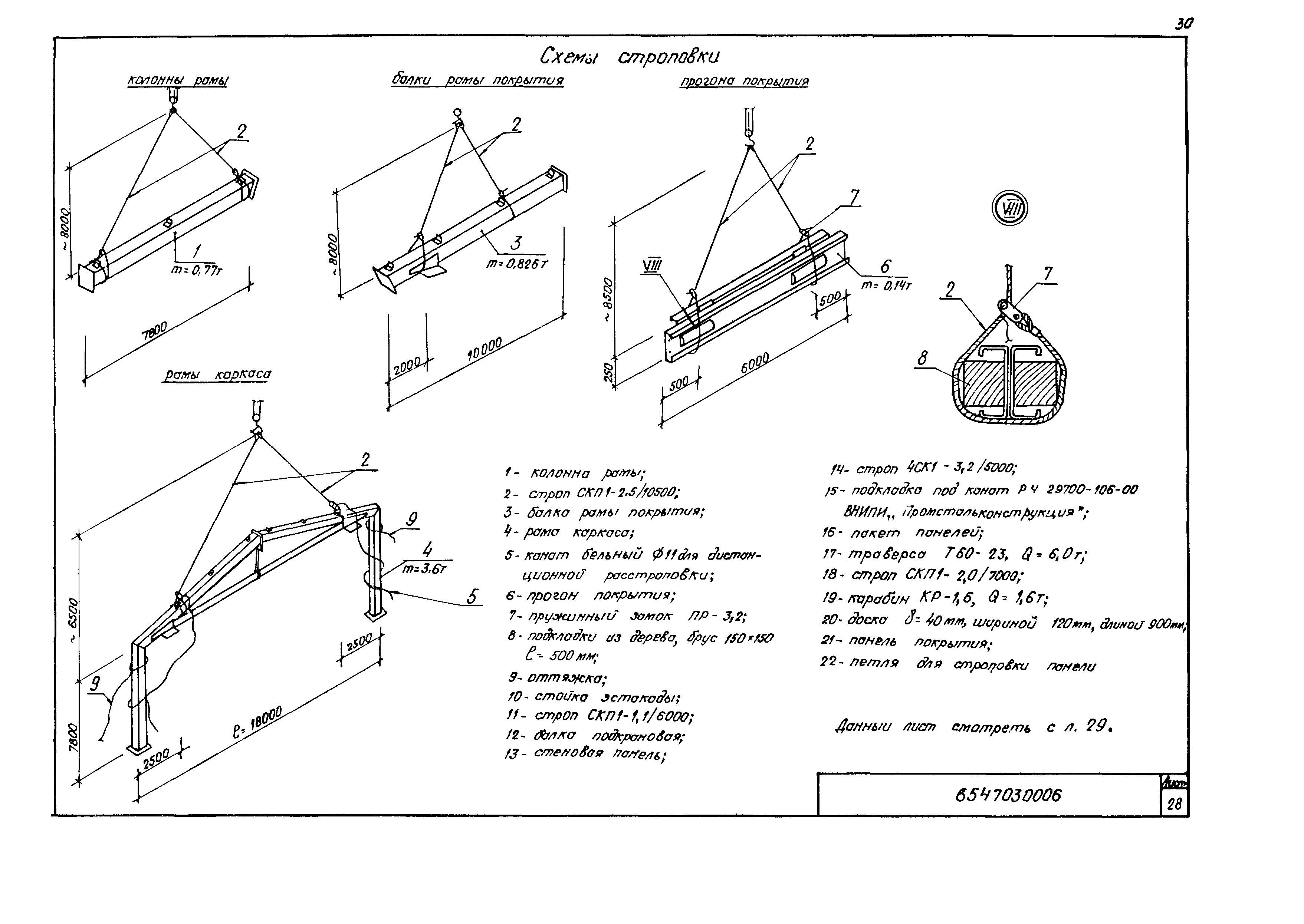 Технологическая карта 6547030006/814006