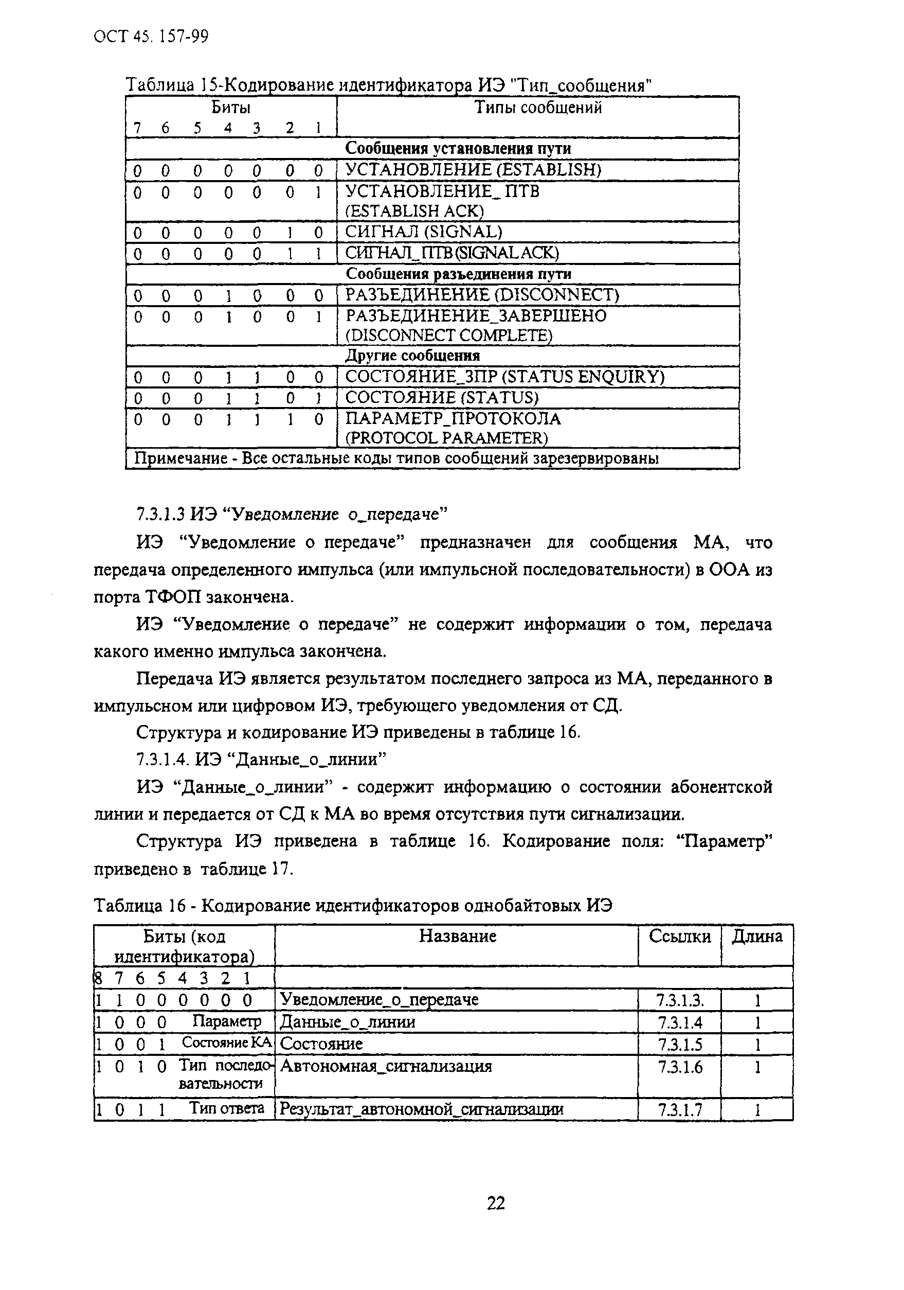 ОСТ 45.157-99