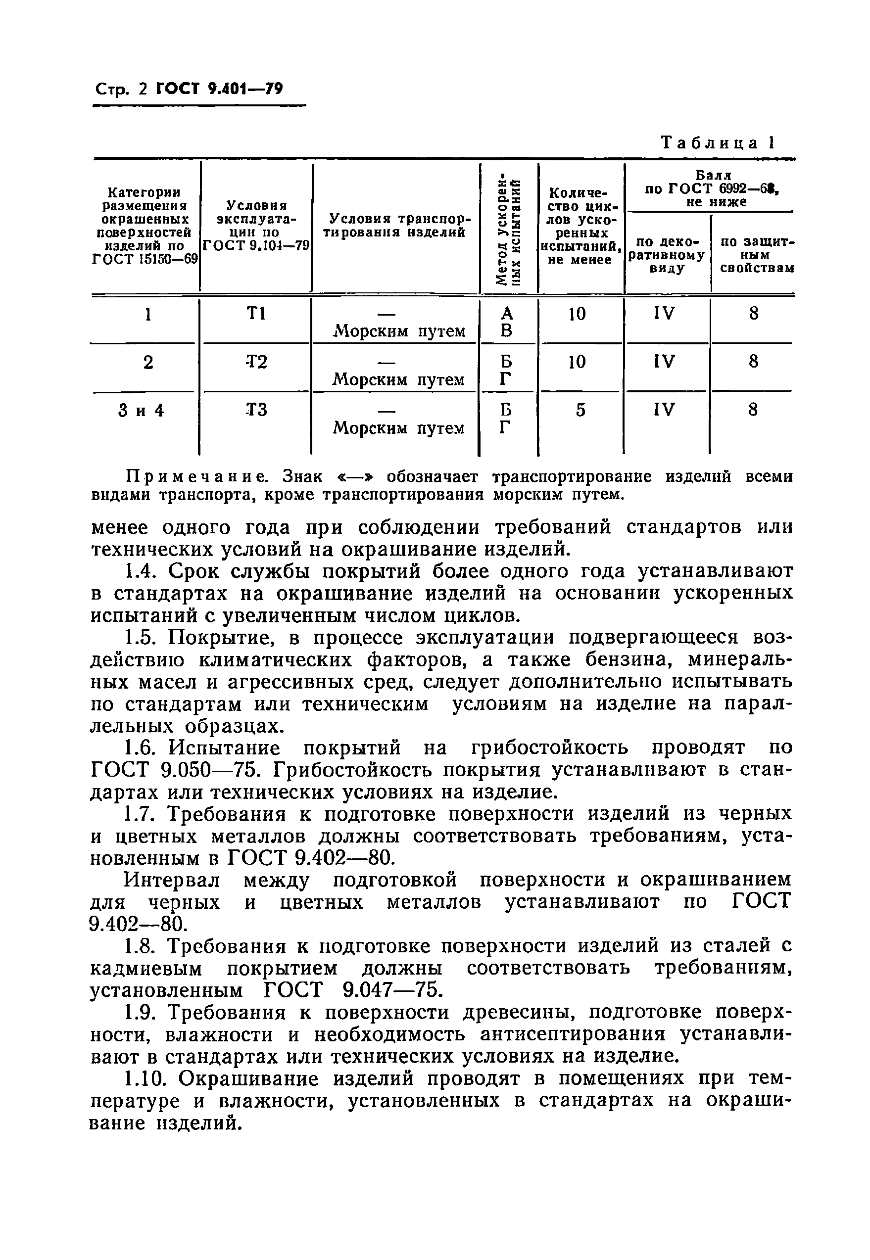 ГОСТ 9.401-79