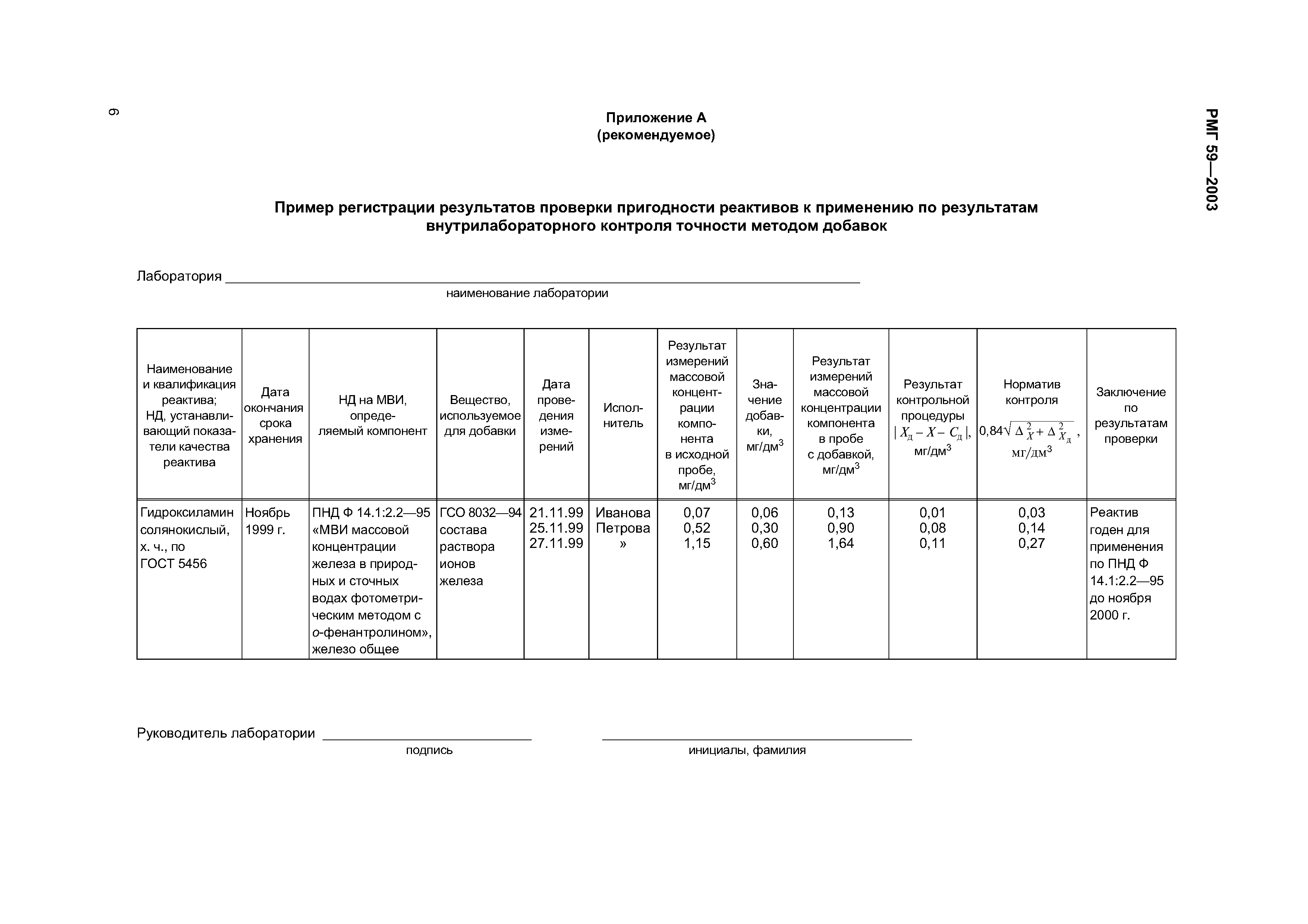 РМГ 59-2003