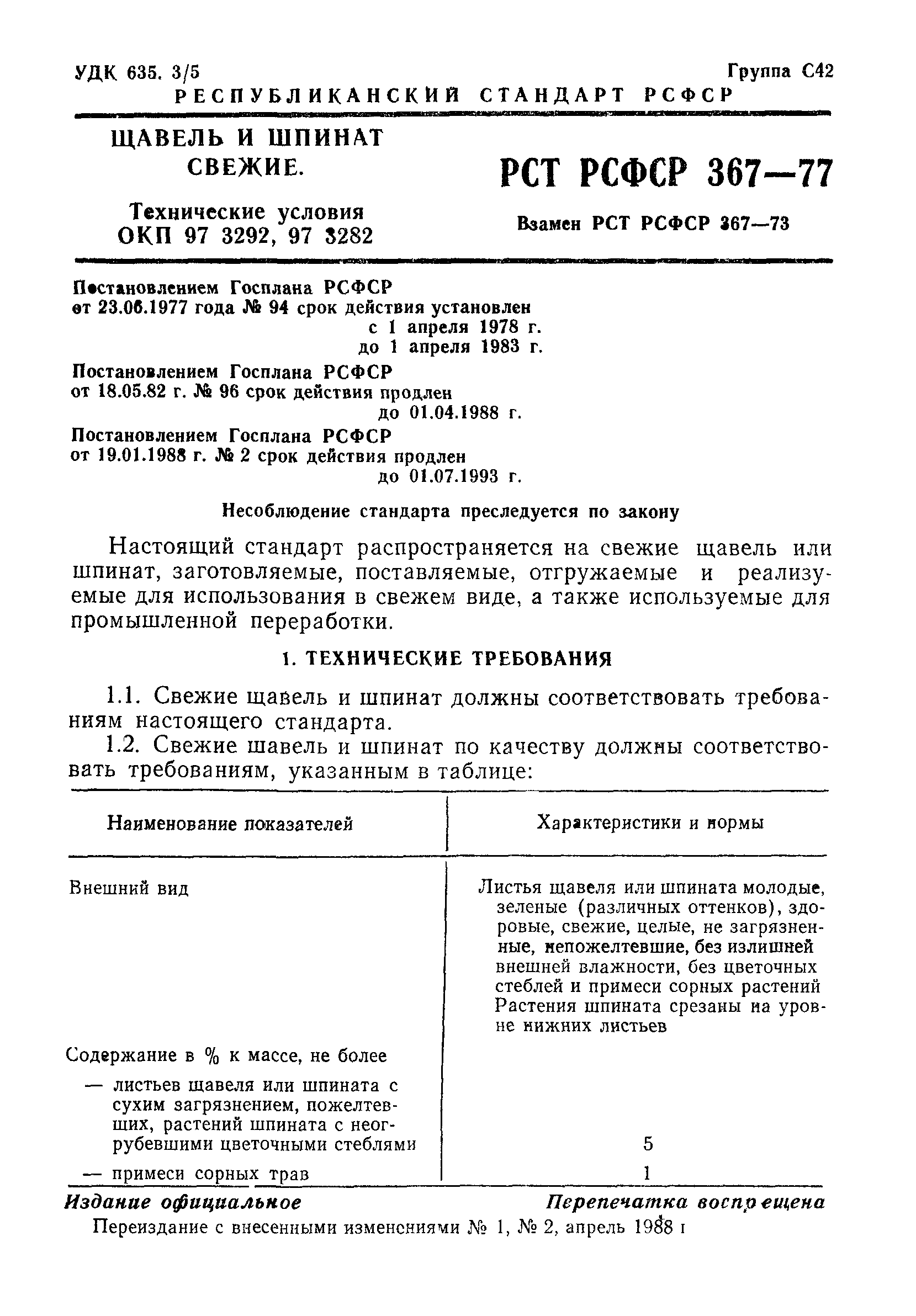 РСТ РСФСР 367-77