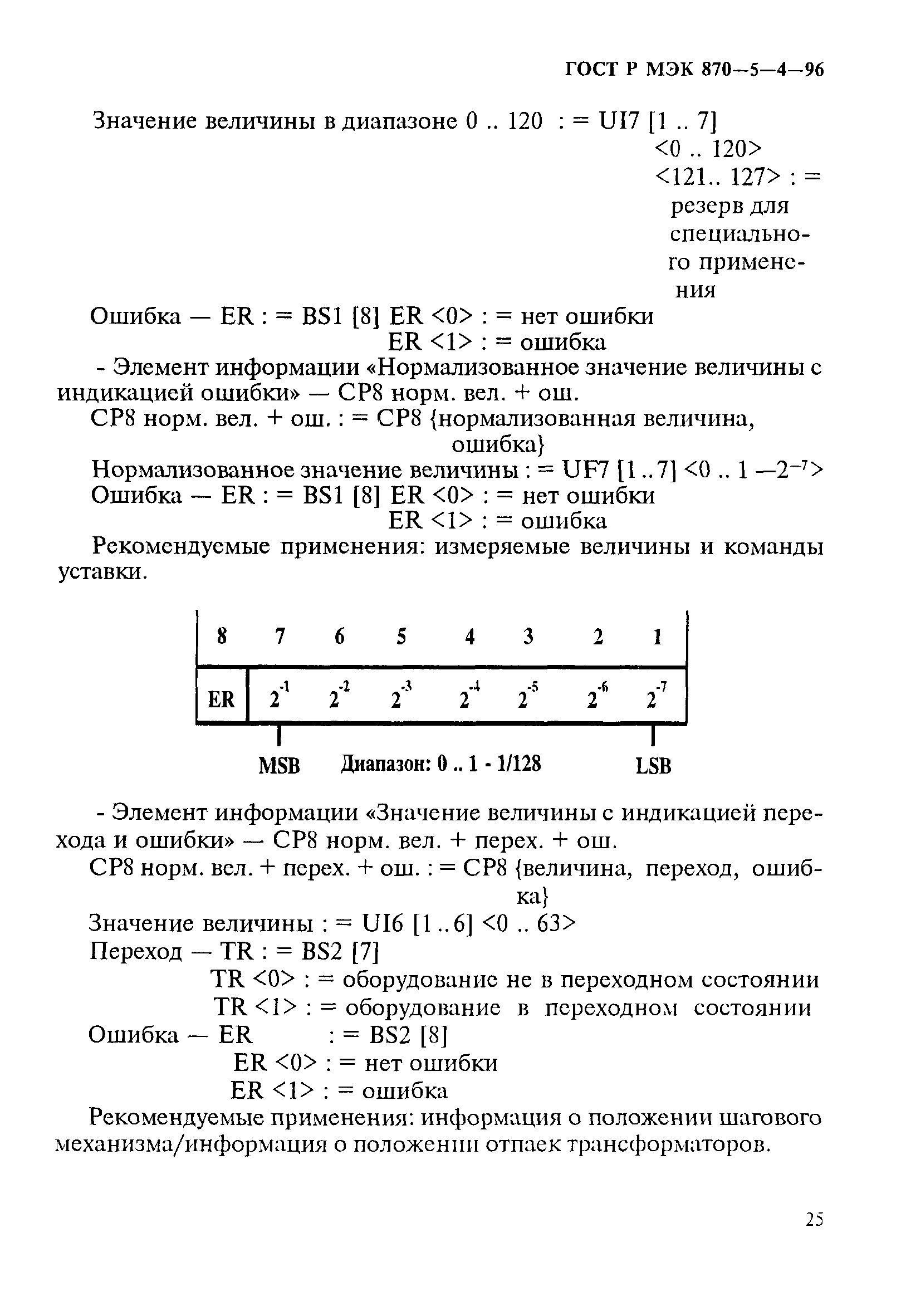 ГОСТ Р МЭК 870-5-4-96