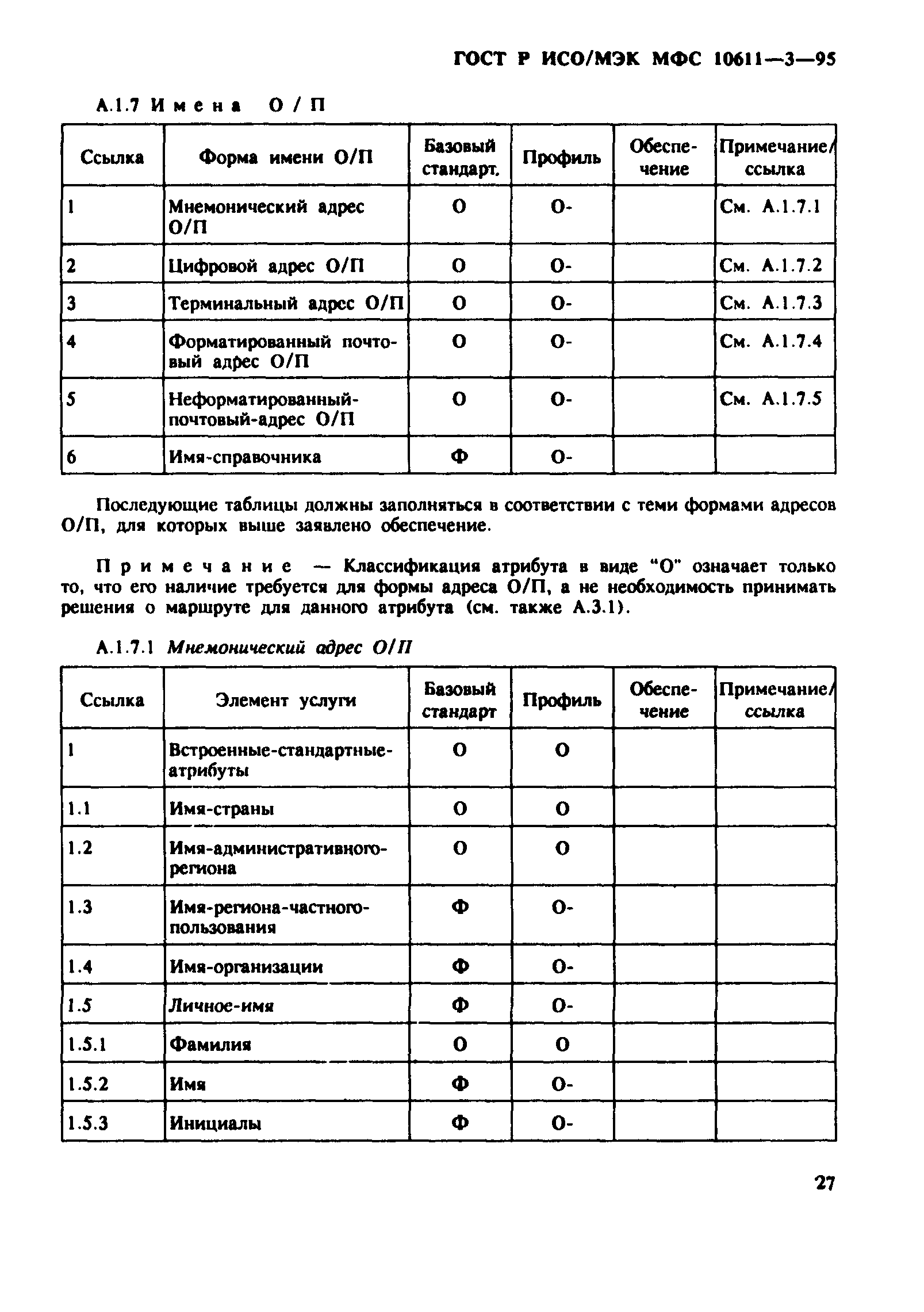 ГОСТ Р ИСО/МЭК МФС 10611-3-95