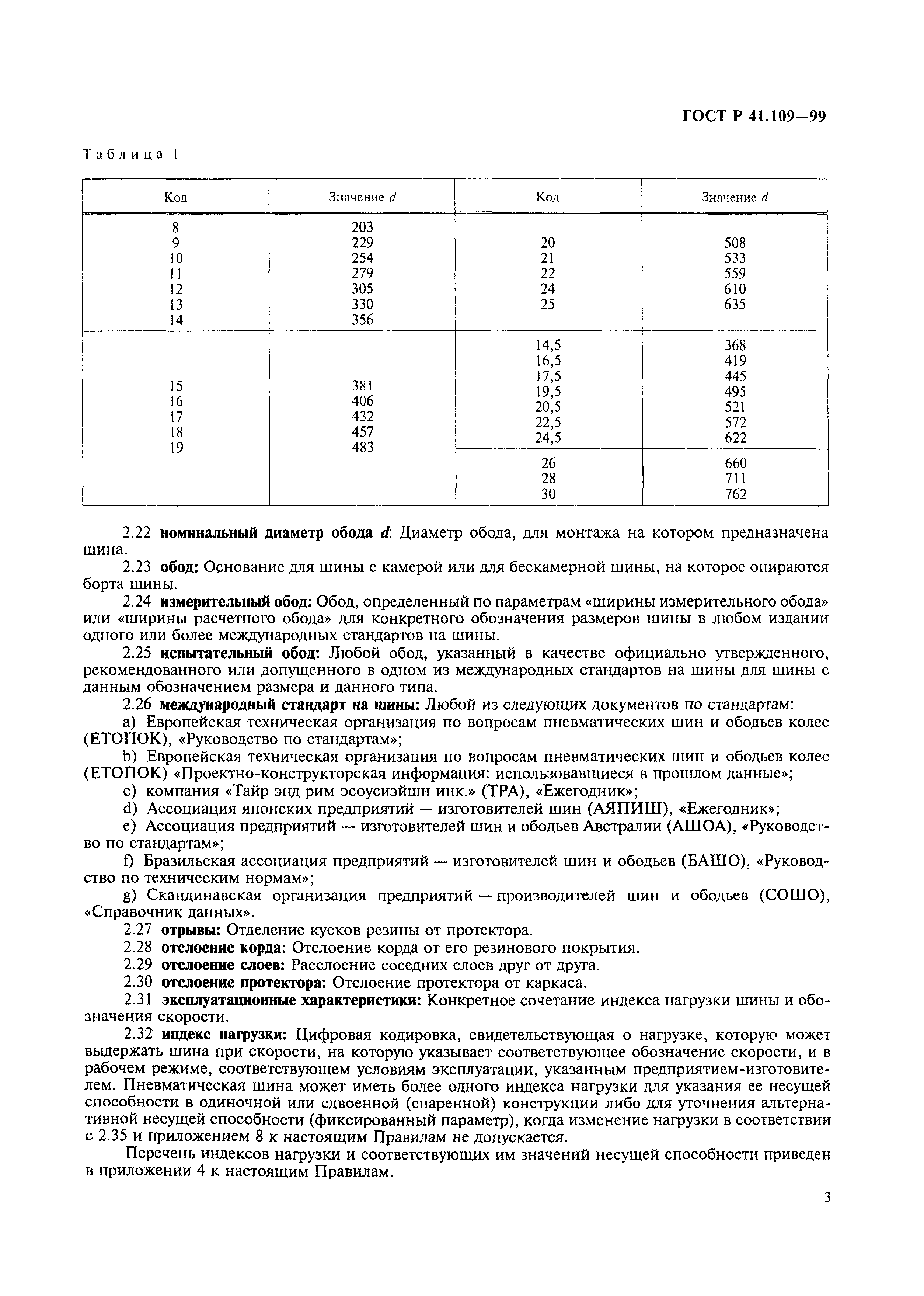 ГОСТ Р 41.109-99