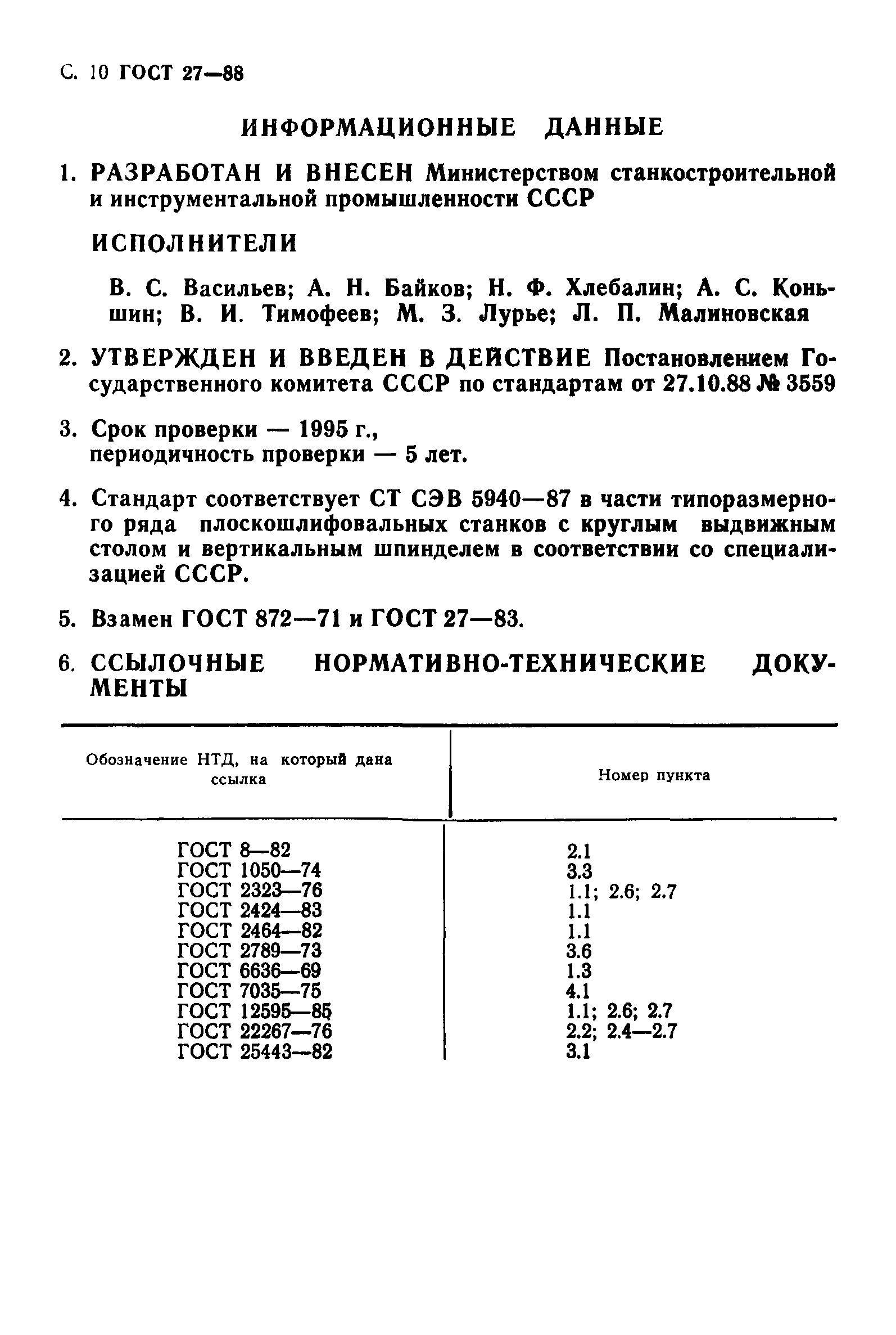 ГОСТ 27-88