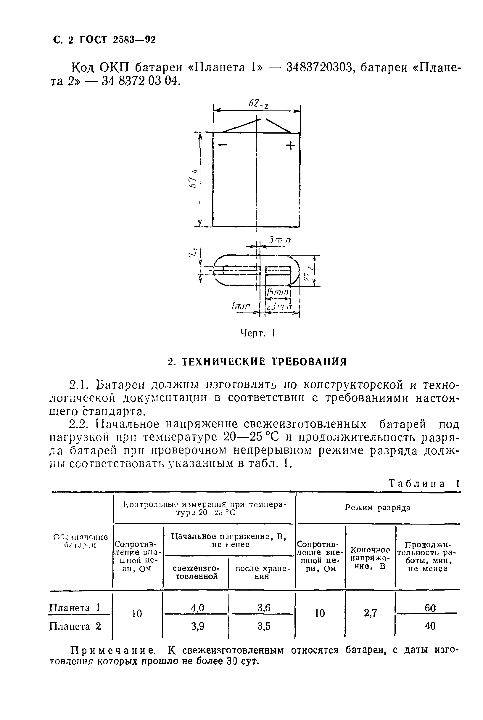 ГОСТ 2583-92