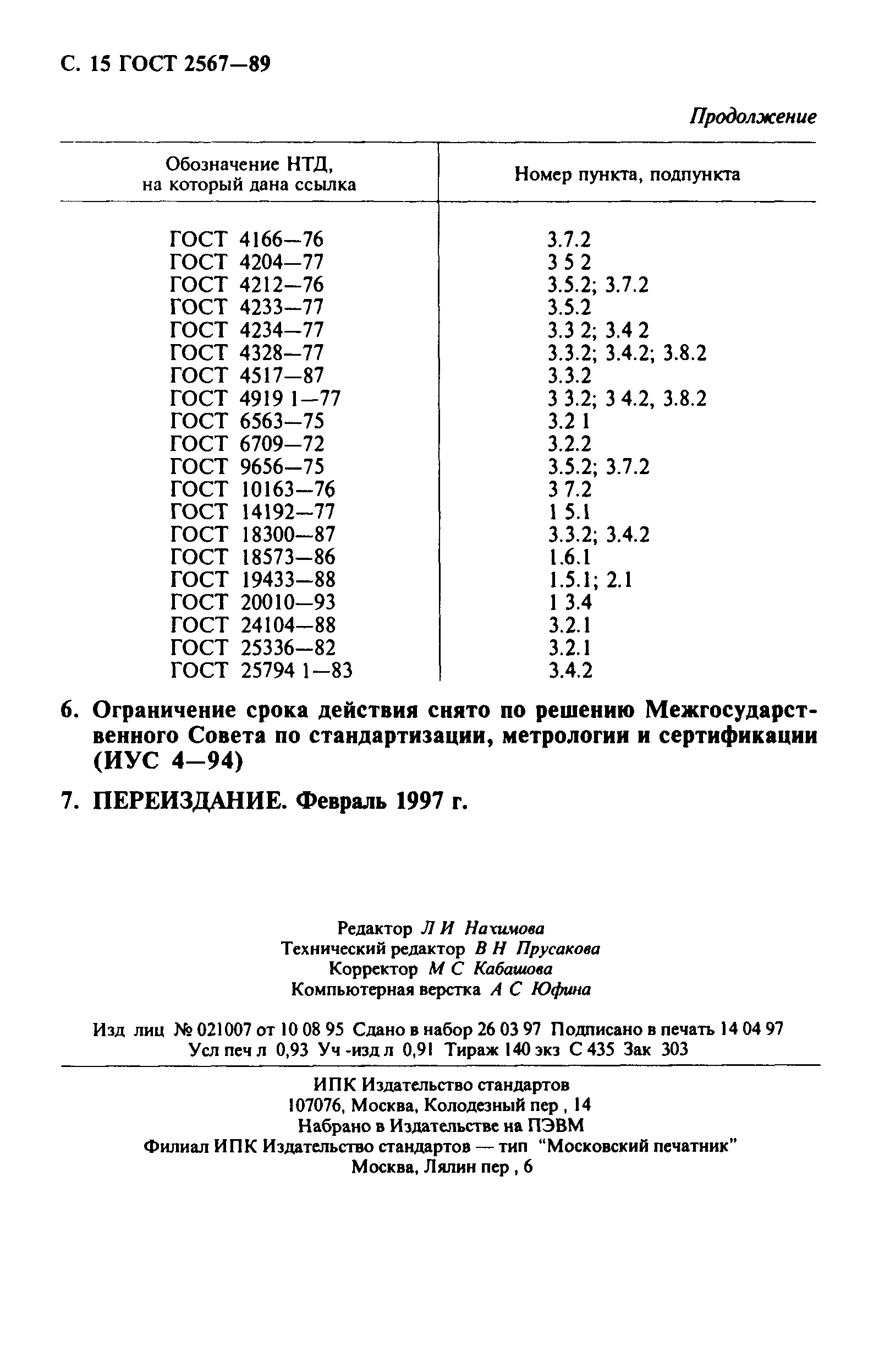 ГОСТ 2567-89