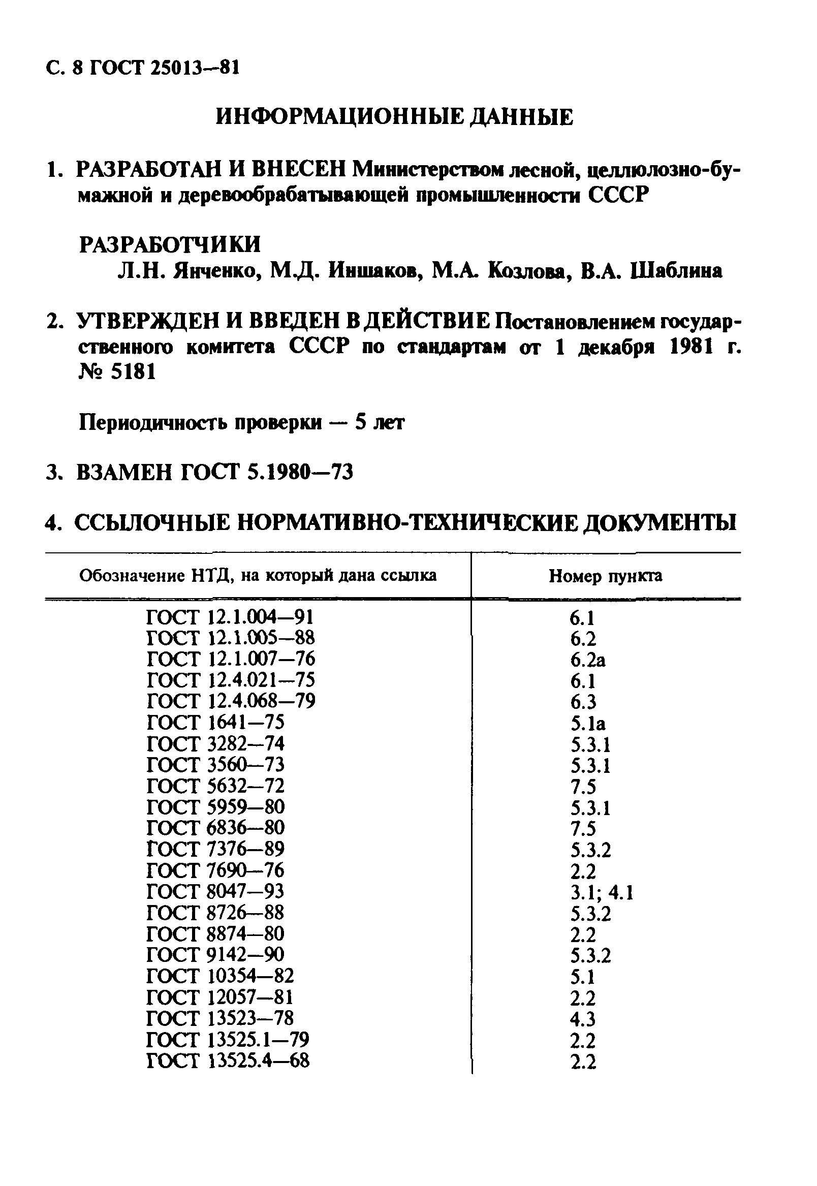 ГОСТ 25013-81