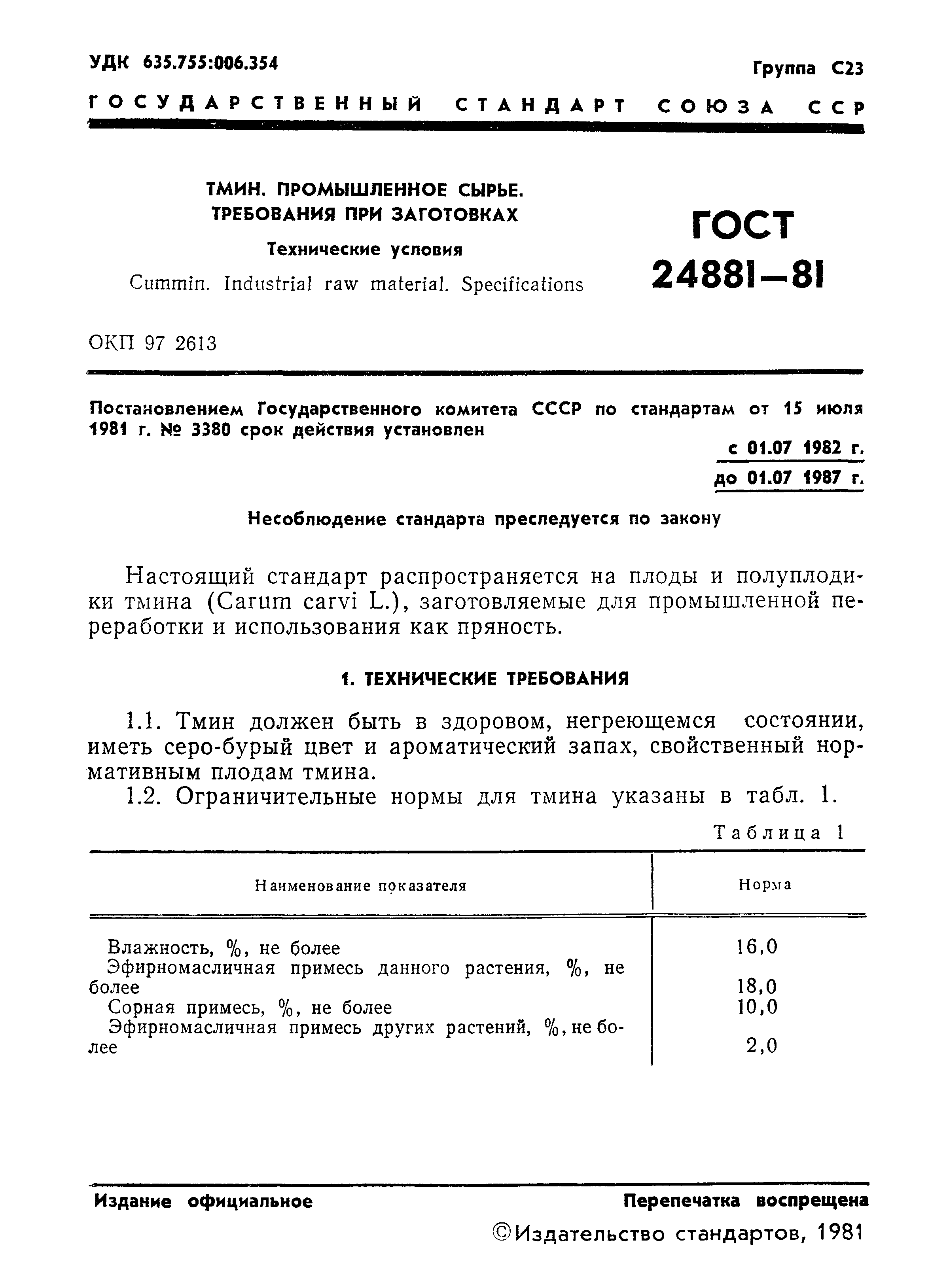 ГОСТ 24881-81