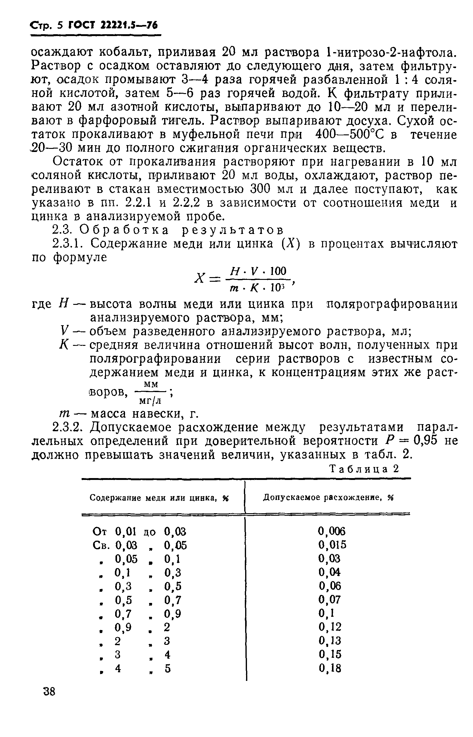 ГОСТ 22221.5-76