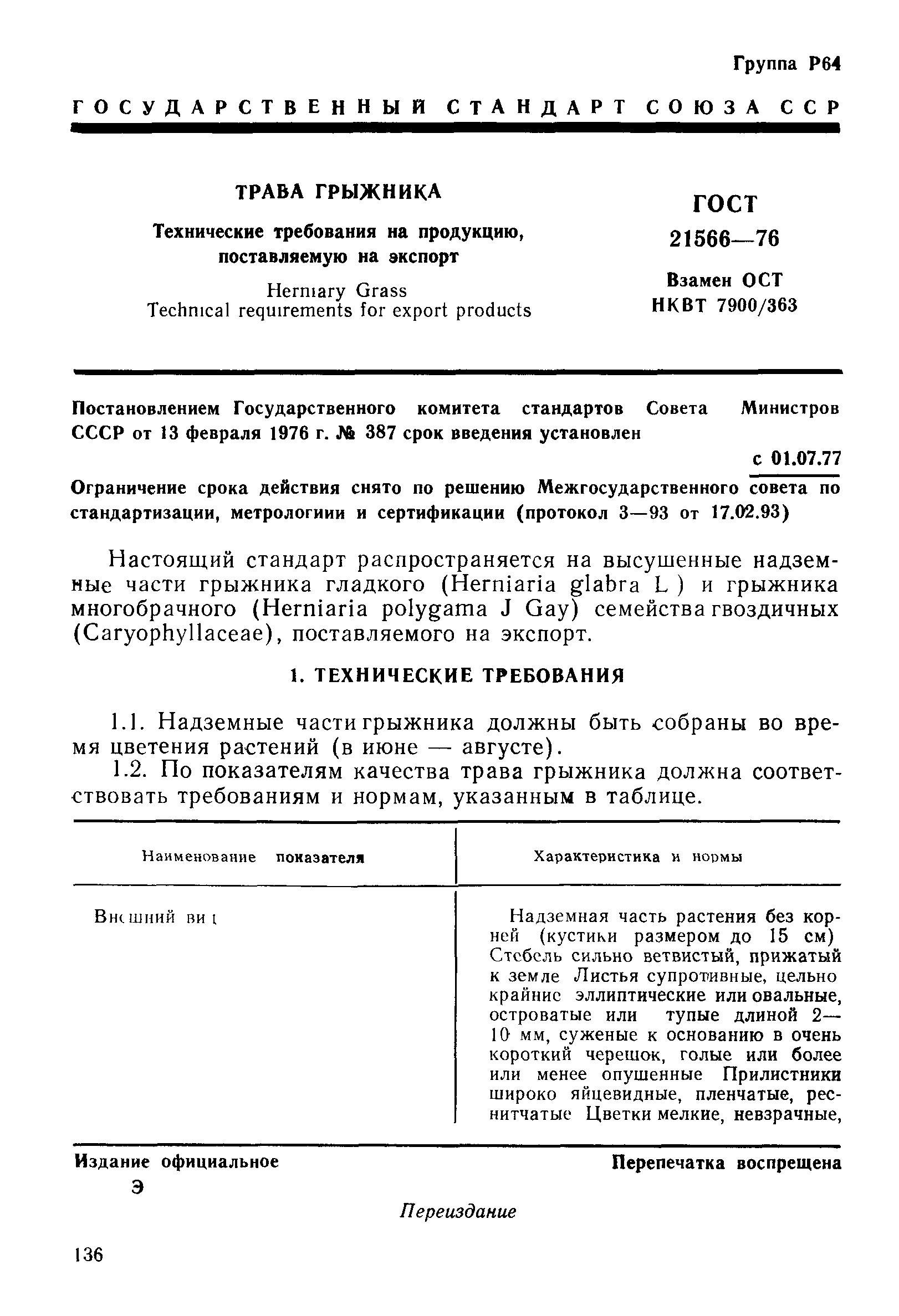 ГОСТ 21566-76