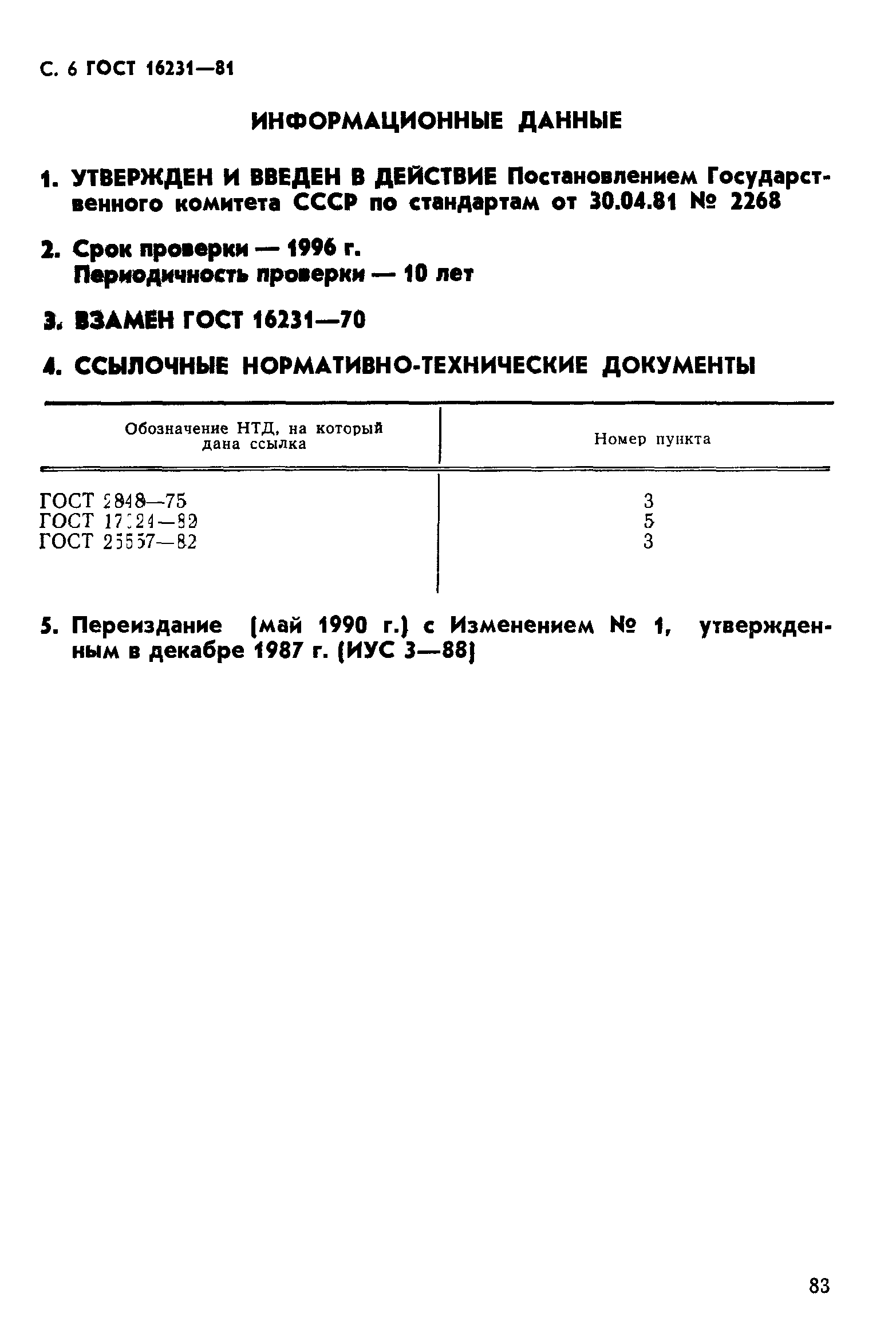 ГОСТ 16231-81