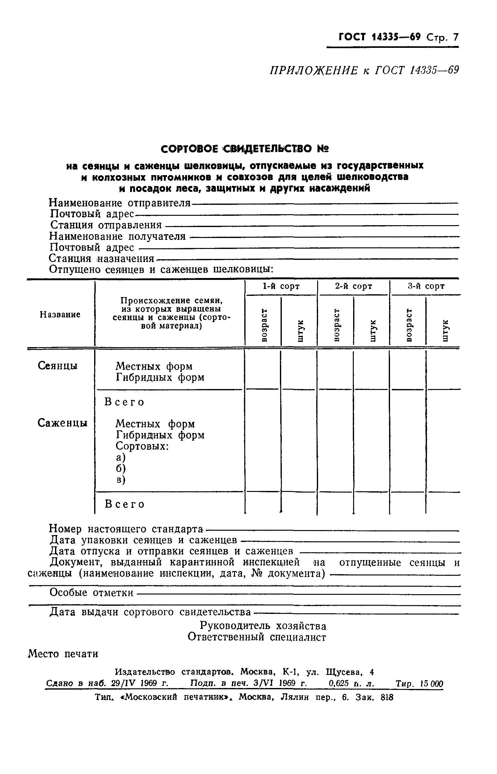 ГОСТ 14335-69