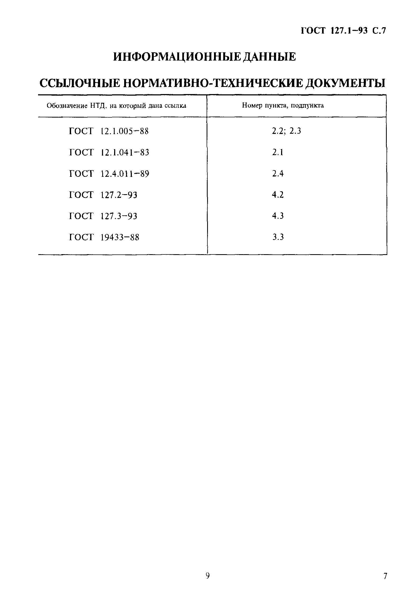 ГОСТ 127.1-93