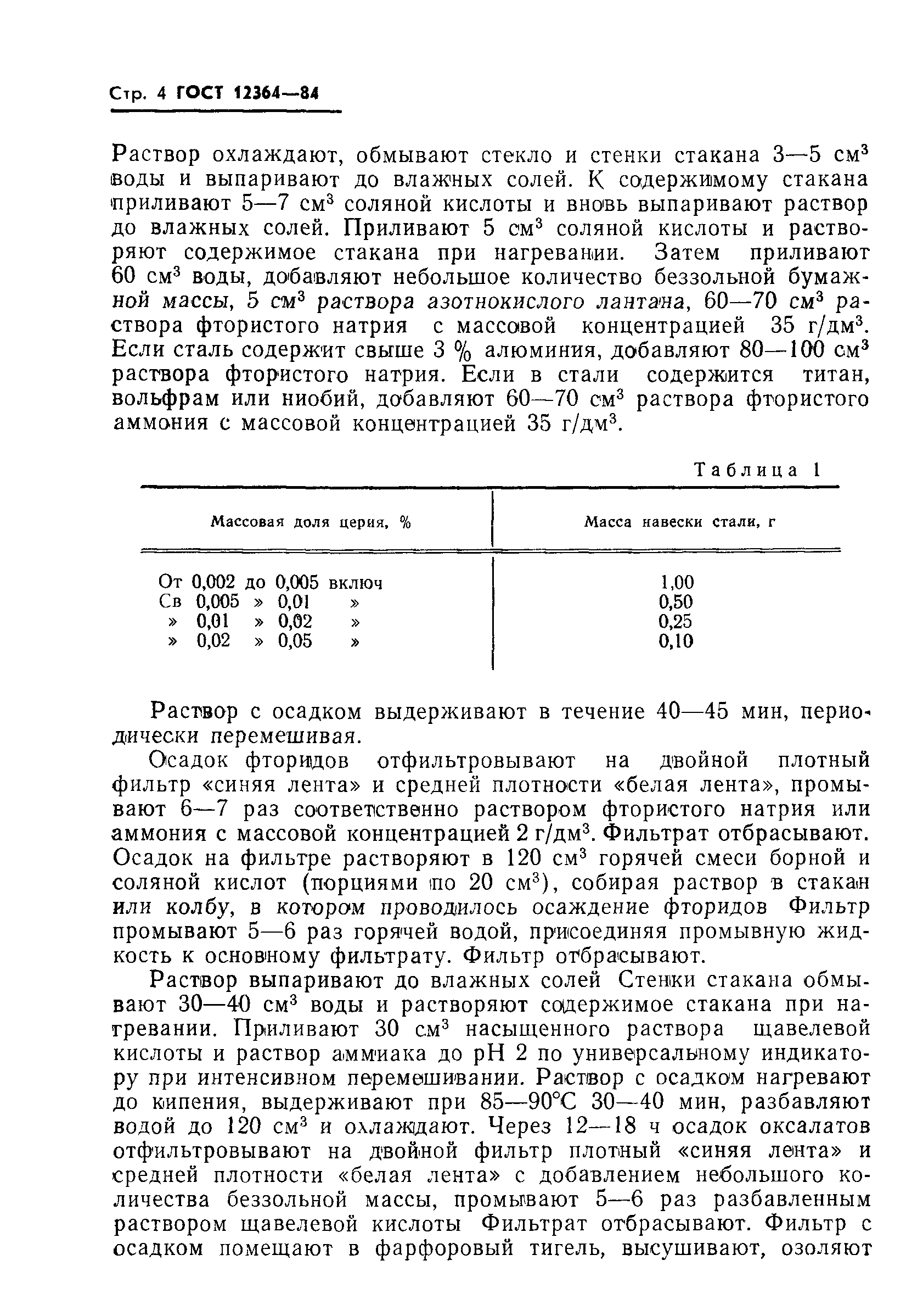 ГОСТ 12364-84