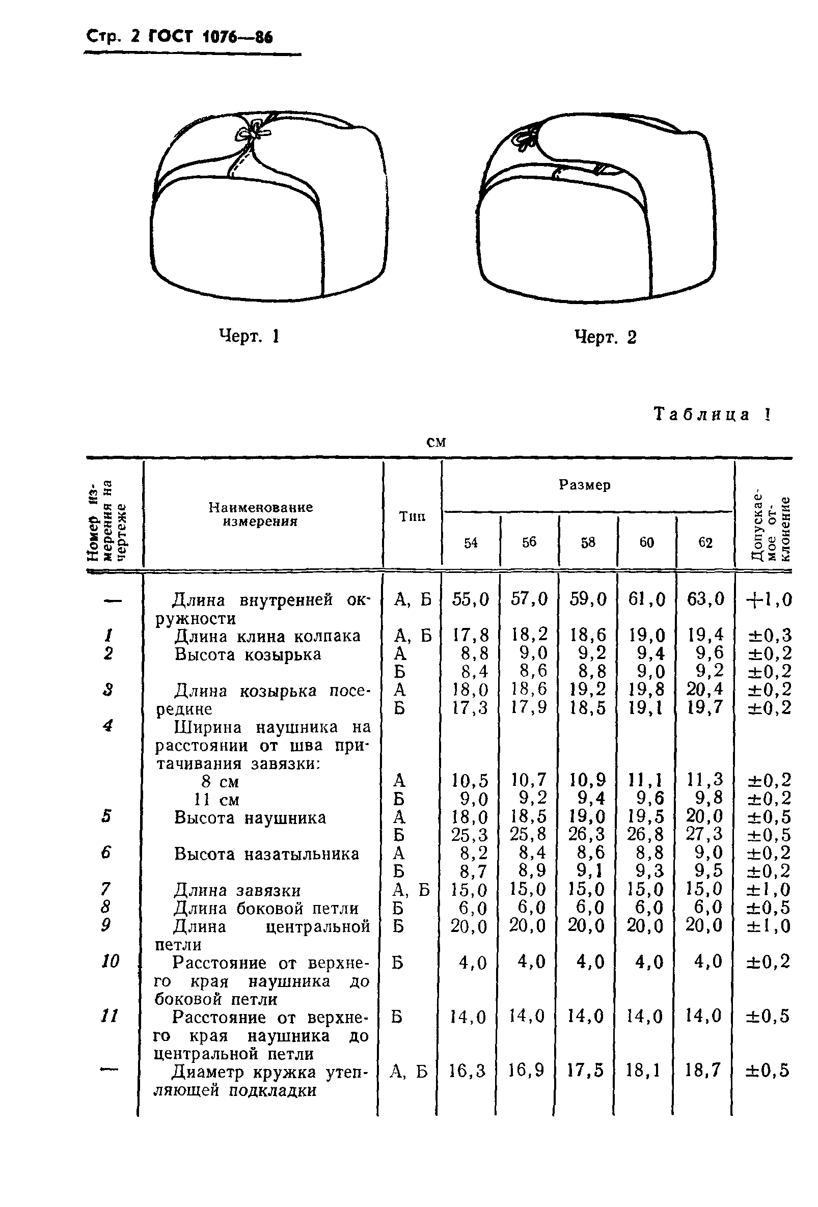 Шапка ушанка мужская Размеры таблица