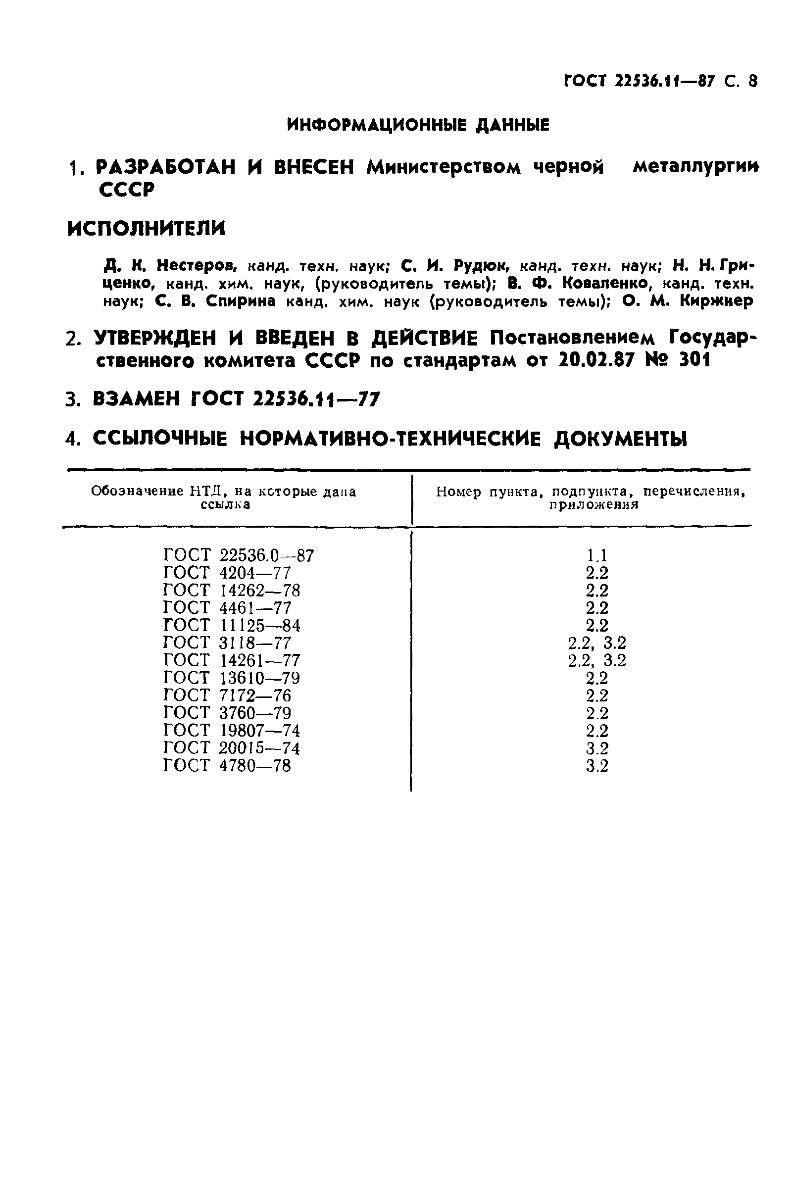 ГОСТ 22536.11-87