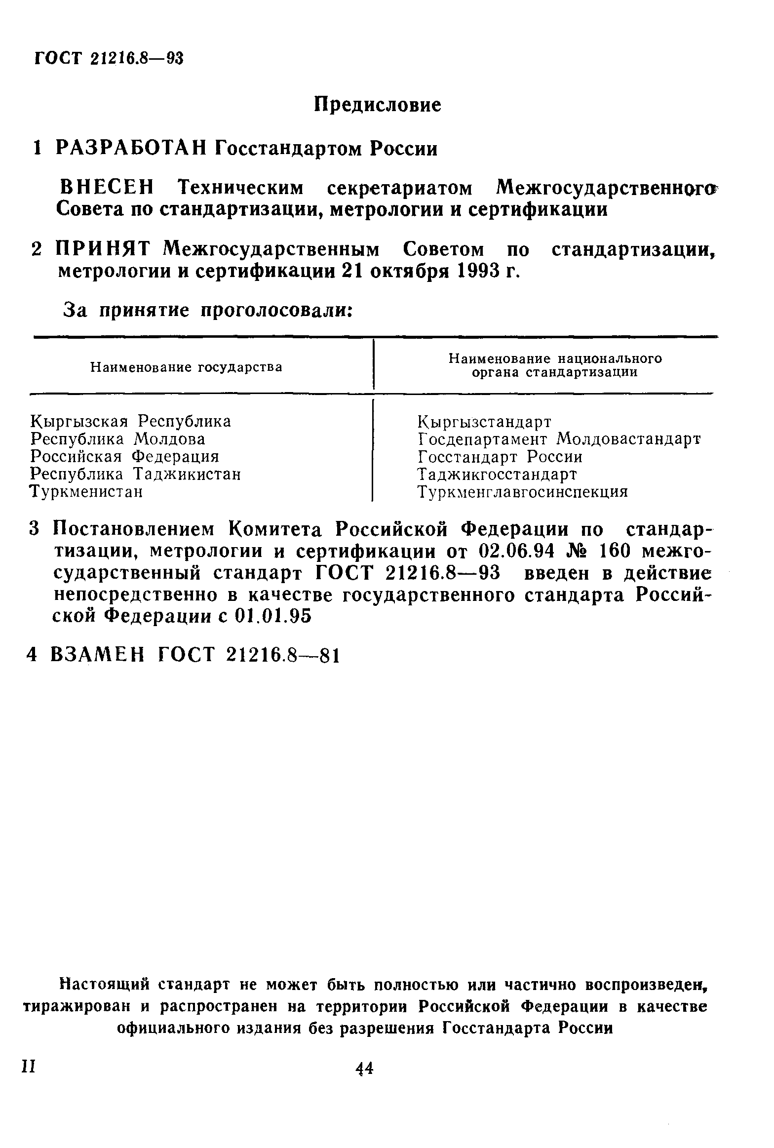 ГОСТ 21216.8-93